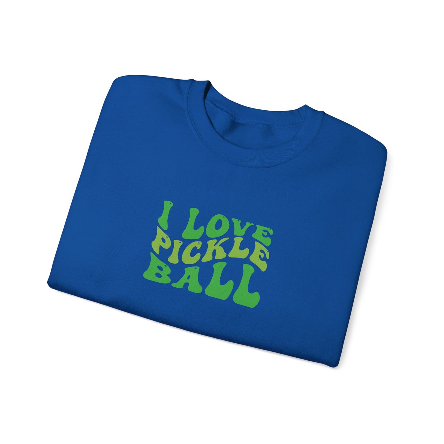 Men's Comfy Pickleball Sweatshirt - I Love Pickleball