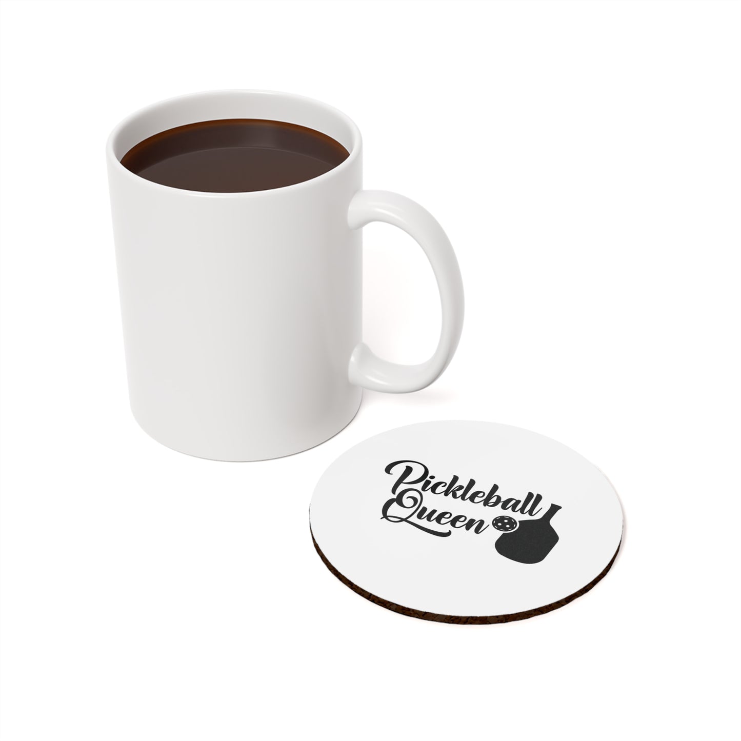 Pickleball Stylish Cork Coaster - Pickleball Queen
