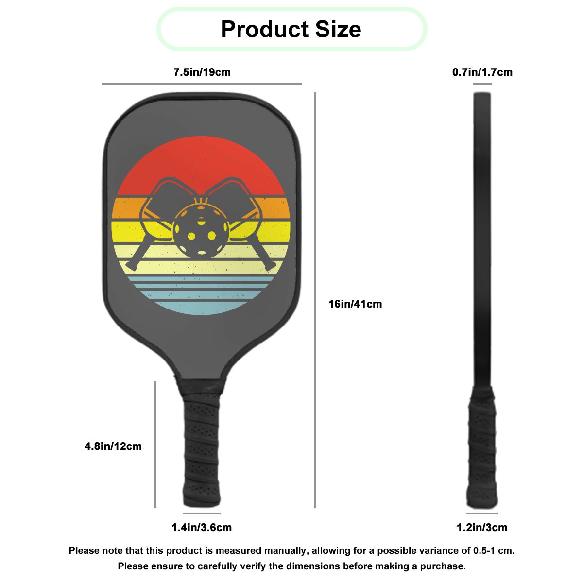 Pickleball Paddle - Paddles Rainbow