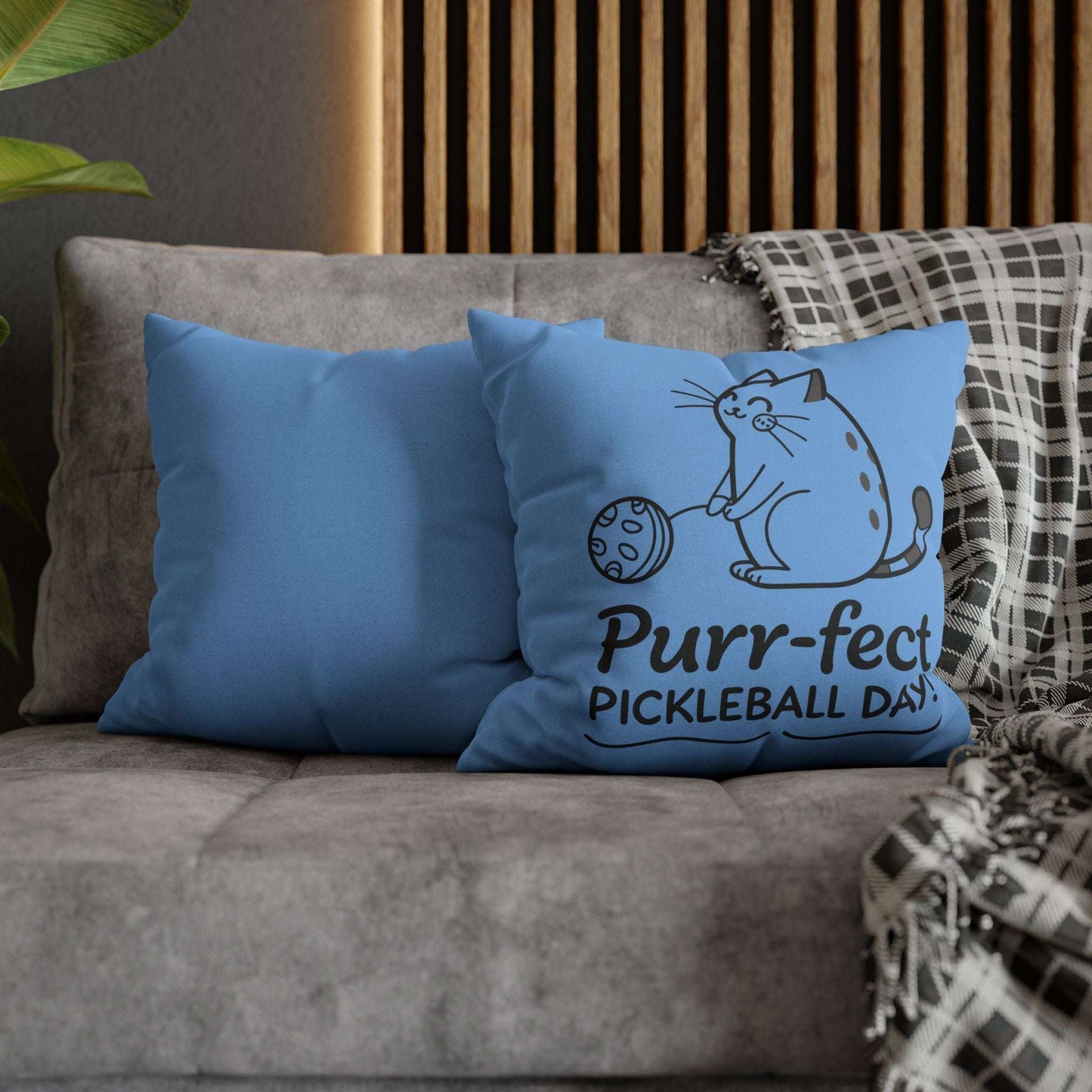 Pickleball Unique Pillowcase - Purr-fect Pickleball Day