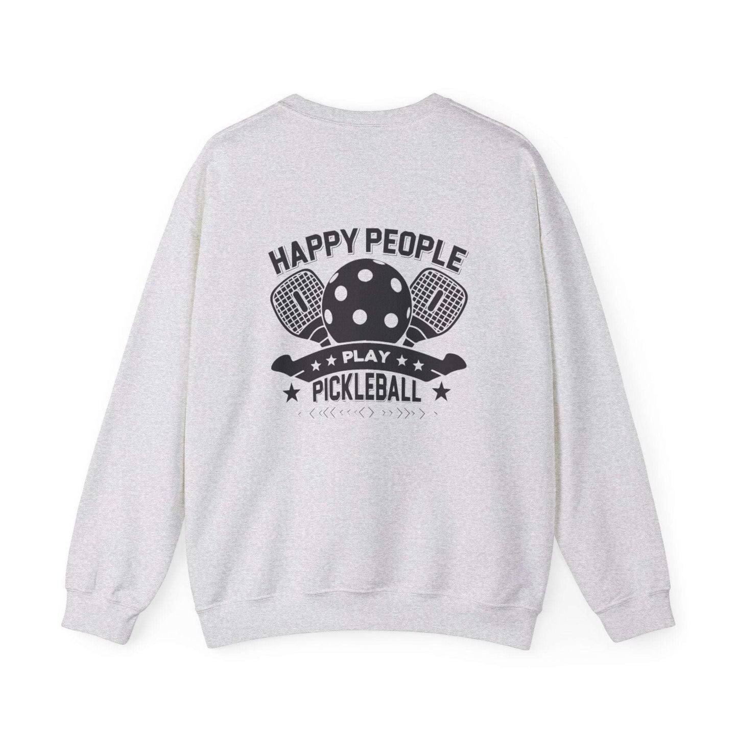 Men's Cool Pickleball Sweatshirt - Happy People Play Pickleball