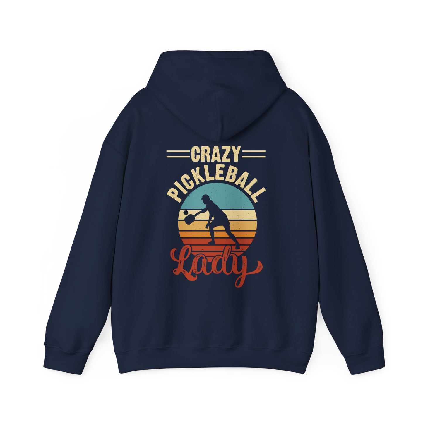 Women's Vibrant Pickleball Hoodie - Crazy Pickleball Lady