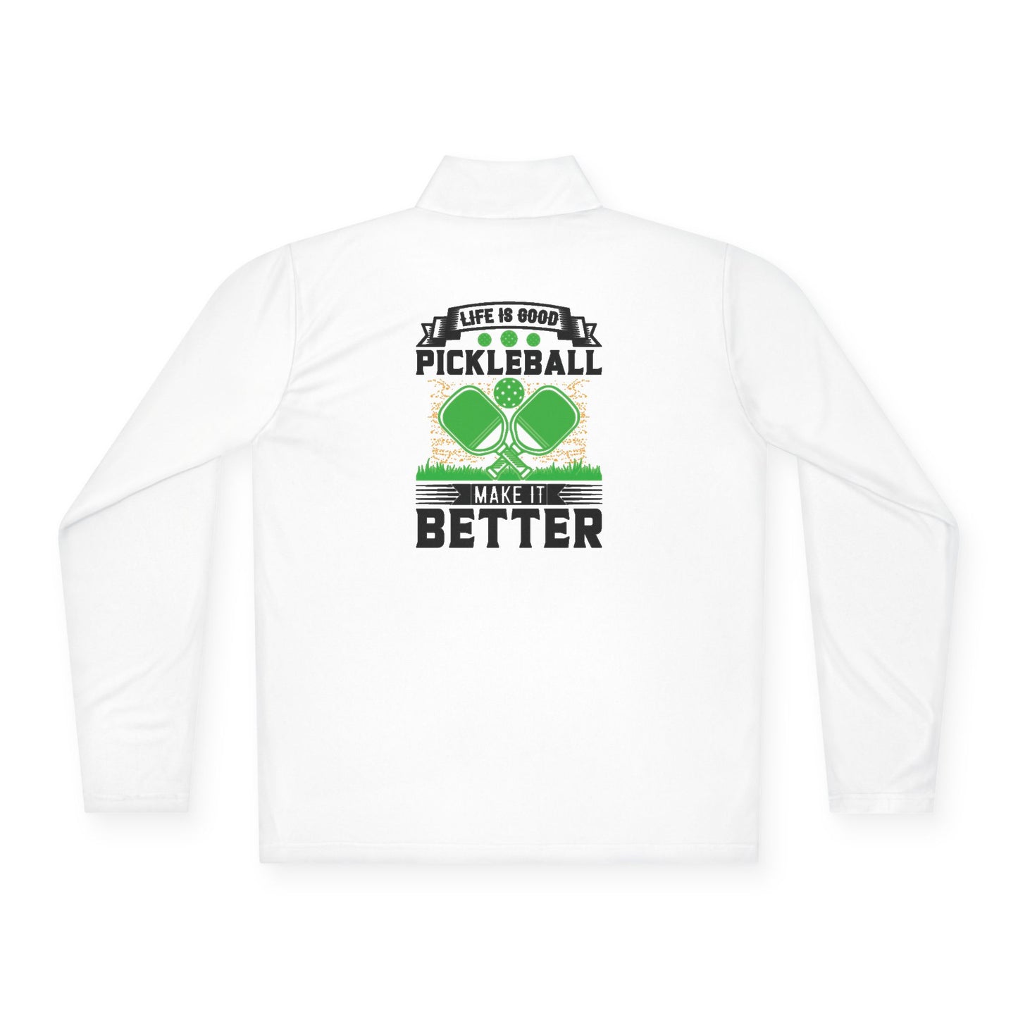 Men's Pickleball Pullover - Life Is Good Pickleball Make It Better