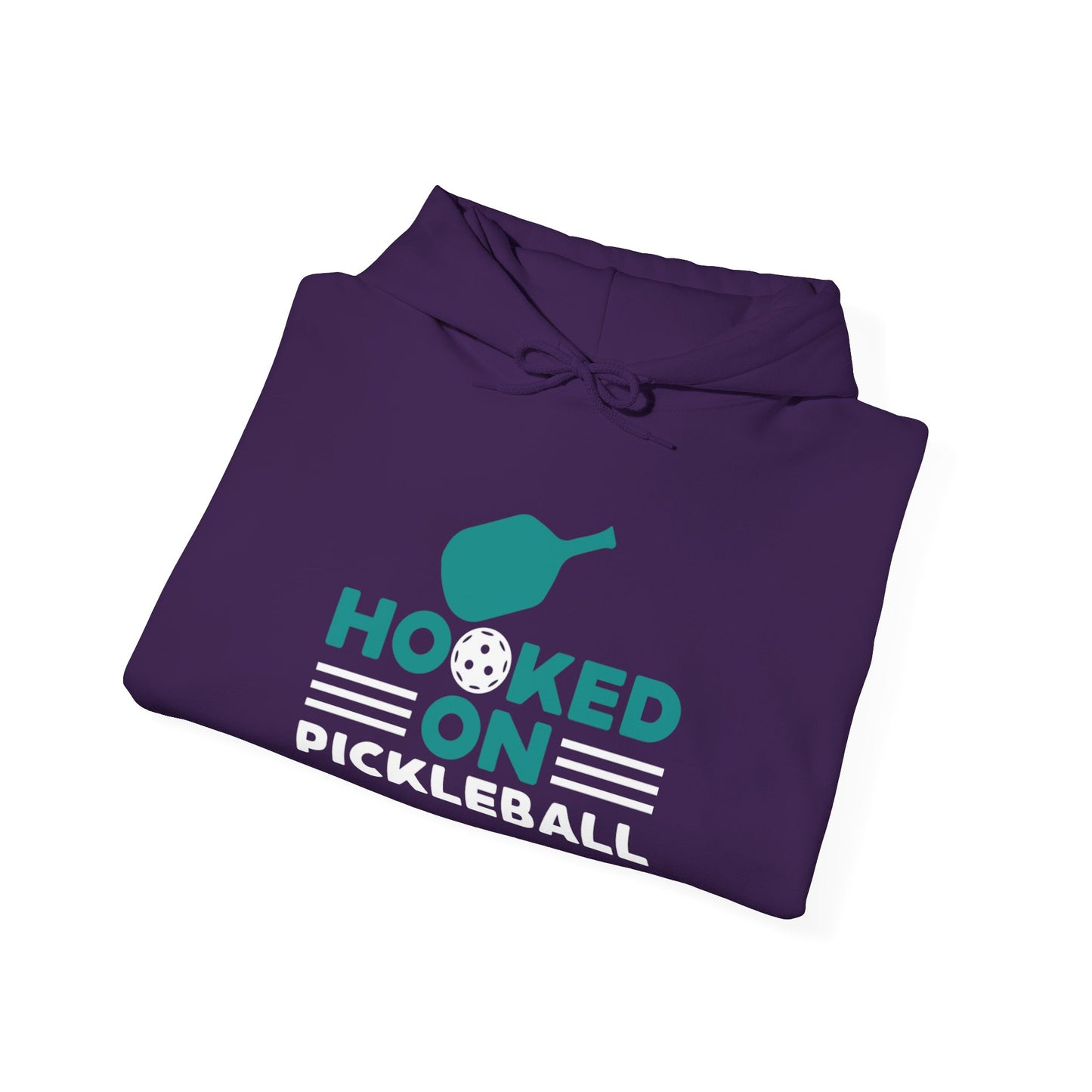 Men's Funny Pickleball Hoodie - Hooked on Pickleball