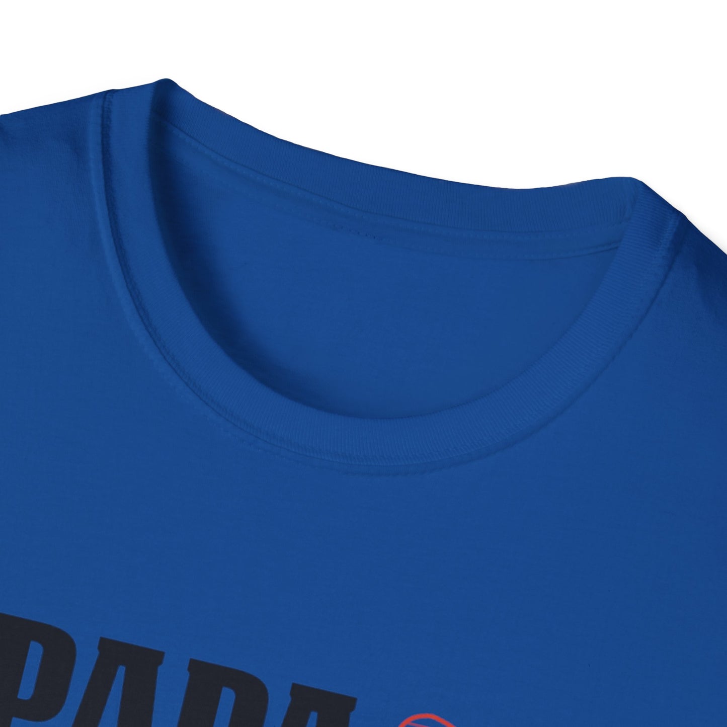 Men's Comfy Pickleball T-shirt - PAPA IS MY NAME PICKLEBALL IS MY GAME