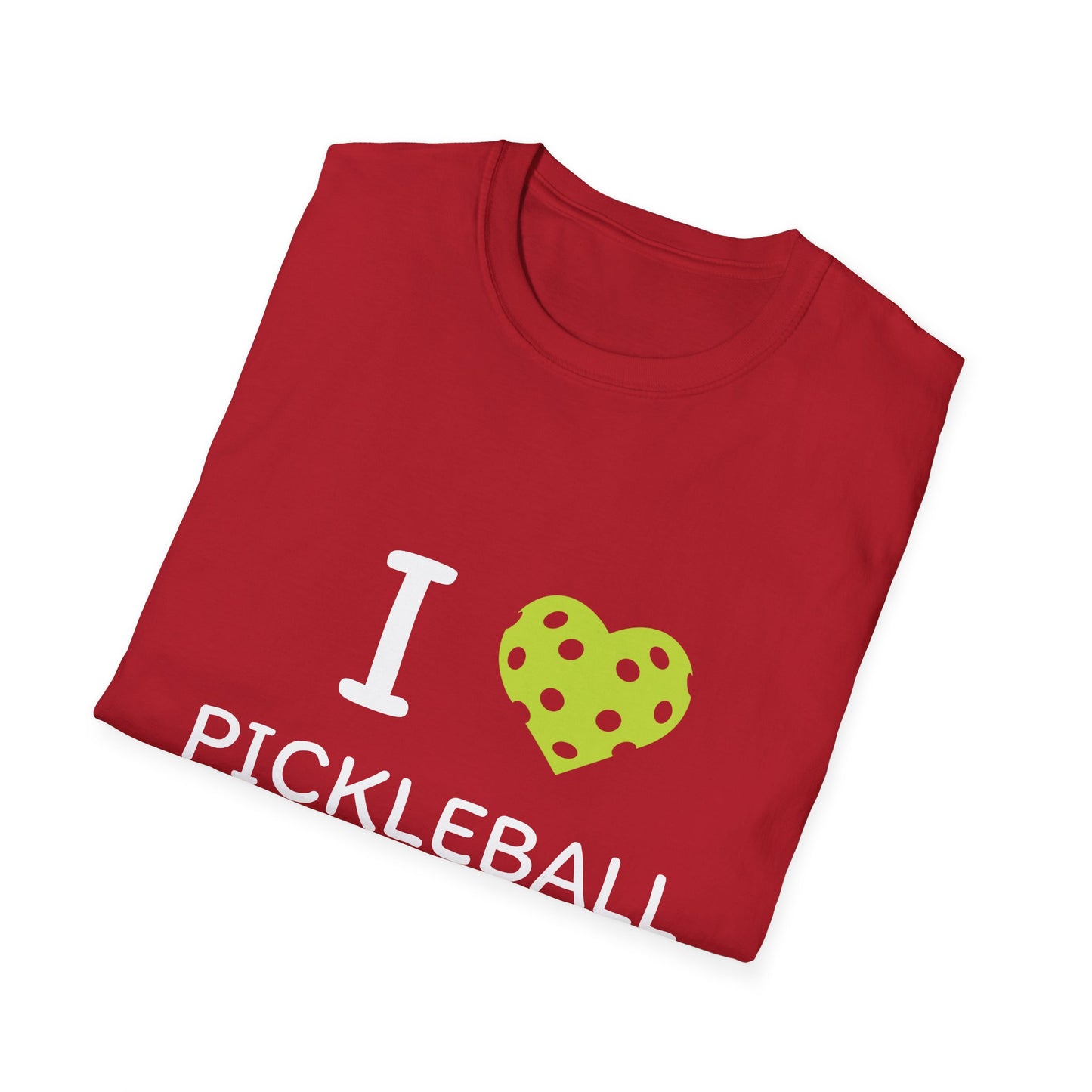 Women's Funny Pickleball T-Shirt - Heart
