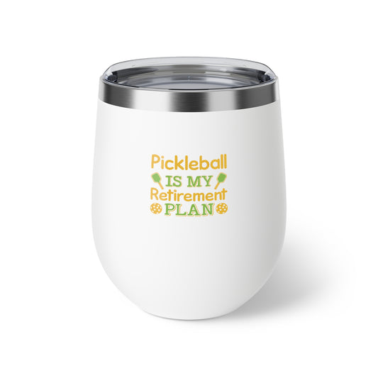 Pickleball Funny Cup - Pickleball Is My Retirement Plan White