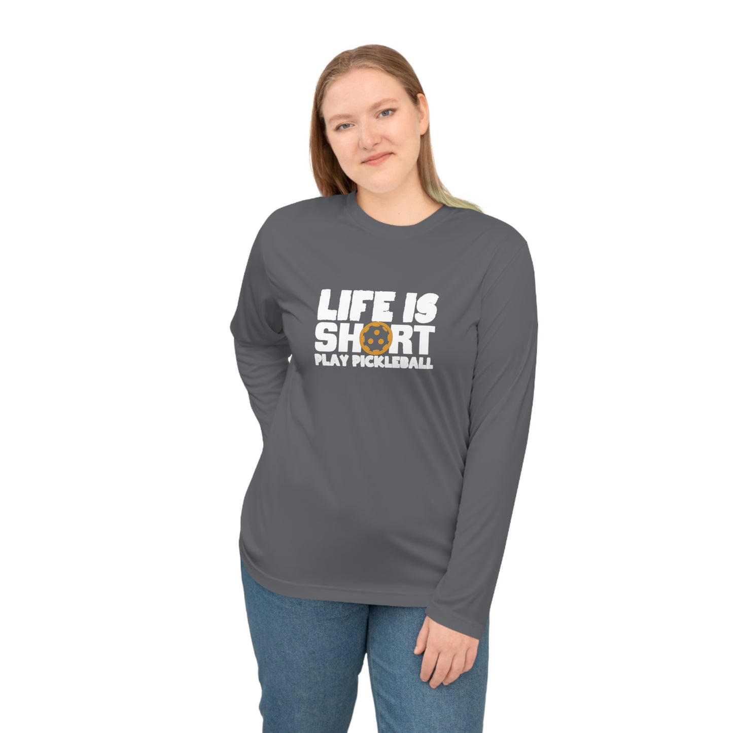 Women's Pickleball Long Sleeves top - Life Is Short Play Pickleball