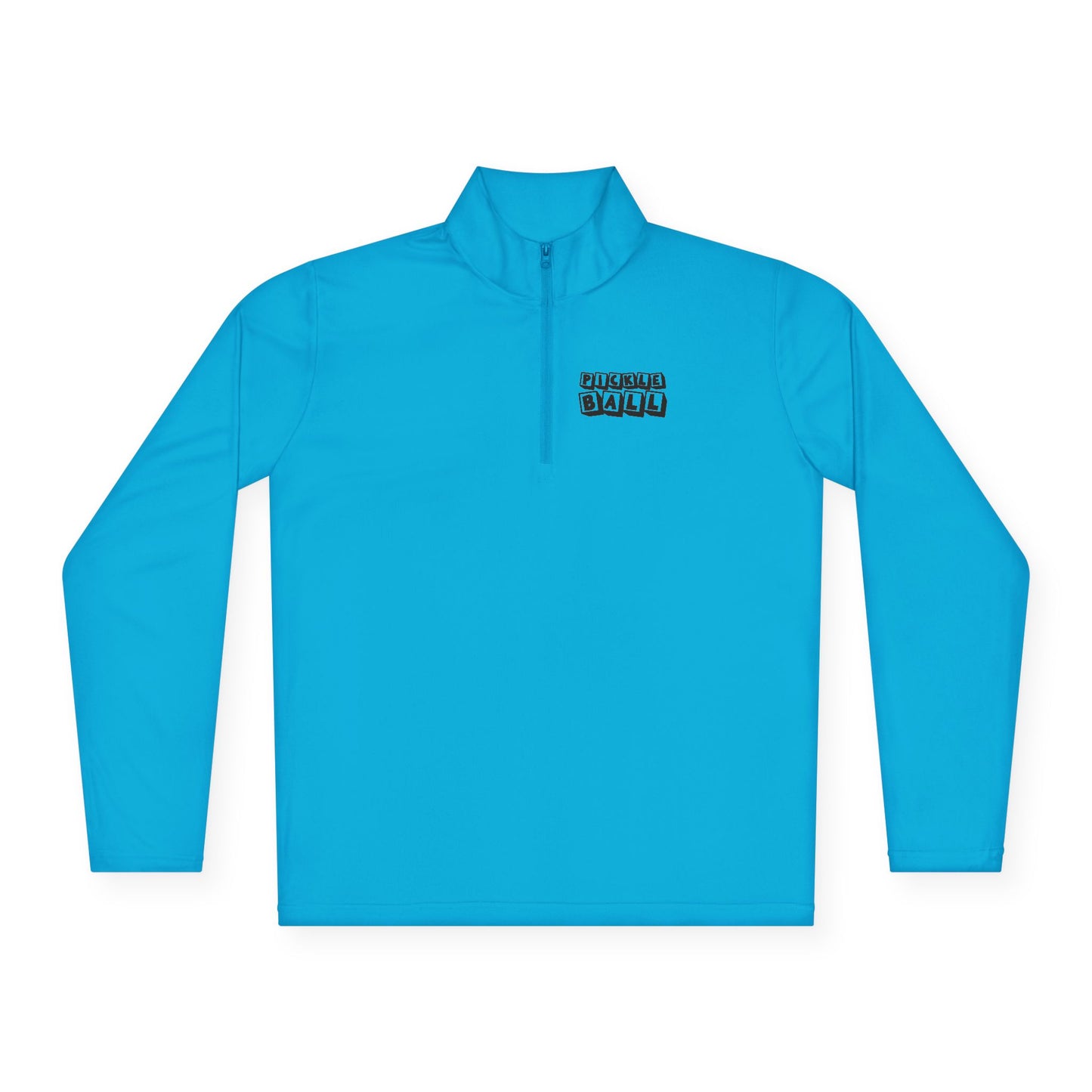 Men's Durable Pickleball Pullover - Pickleball Pop Blocks Blue