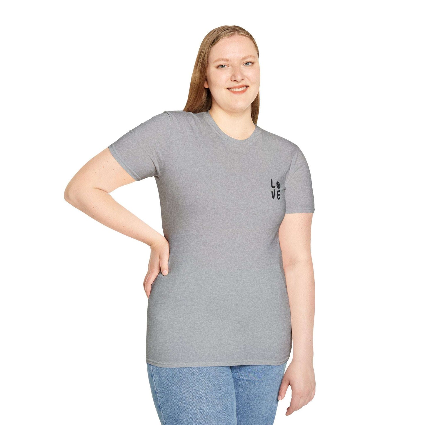Women's Soft Pickleball T-shirt - Just a Girl Who Loves Pickleball