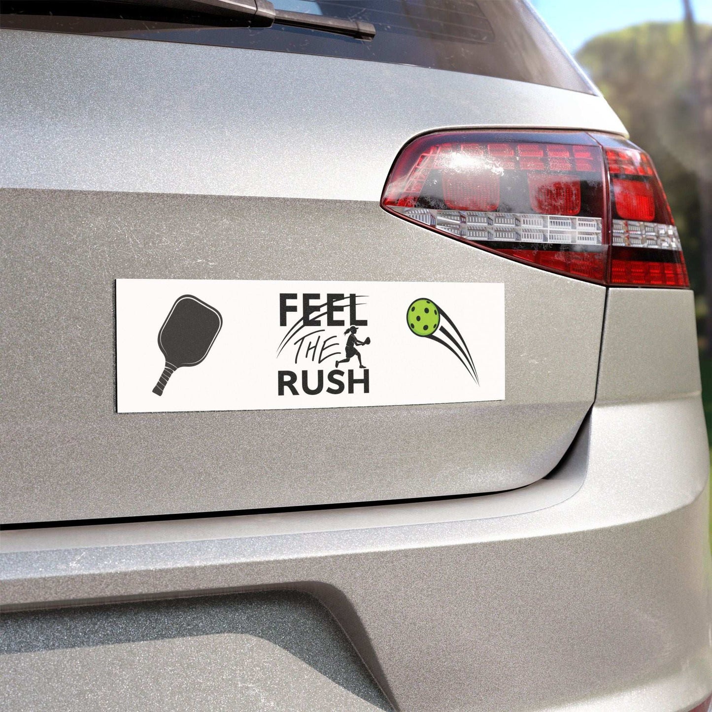 Pickleball Fun Car Magnet - Feel the Rush