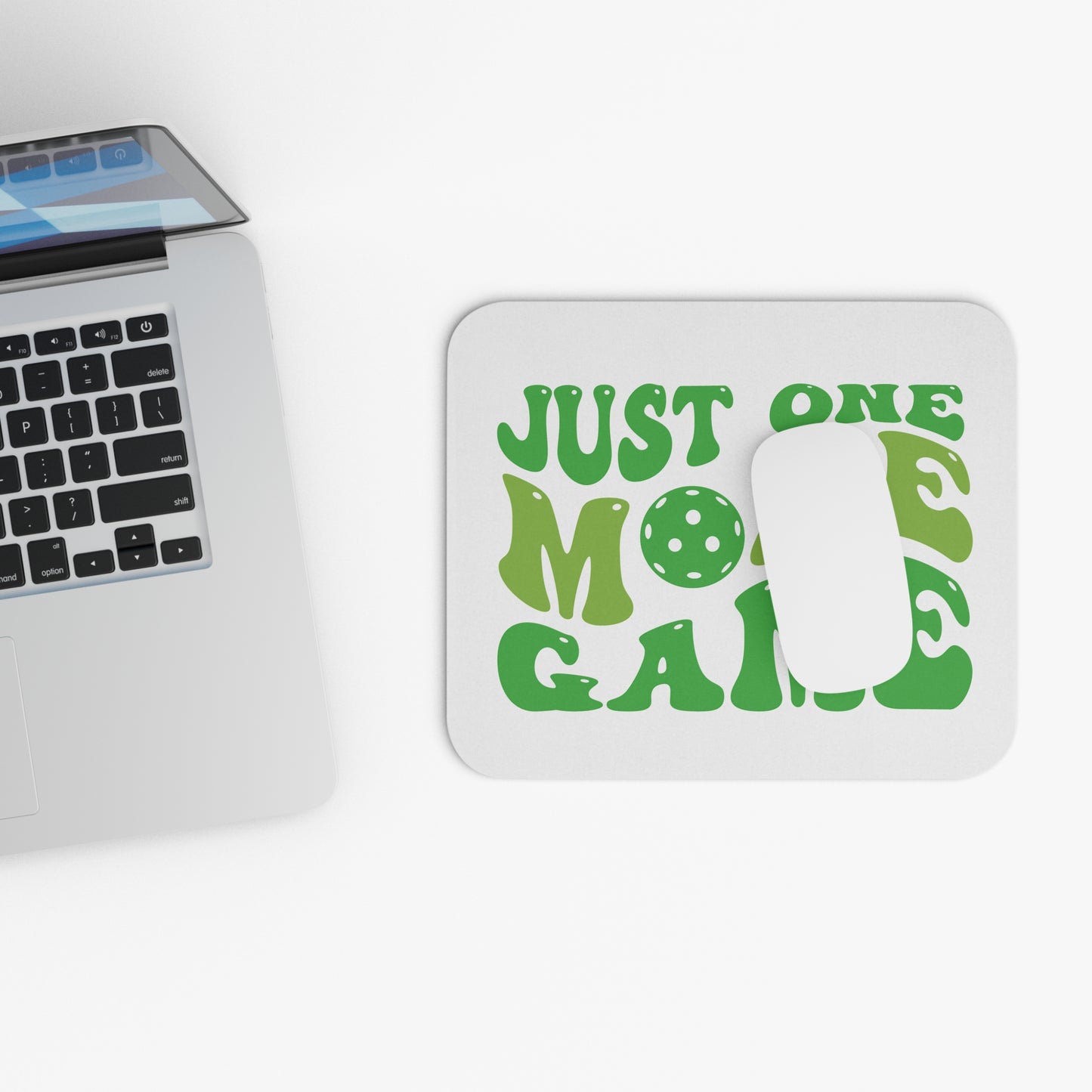 Pickleball Witty Mouse pad - Just One More Game