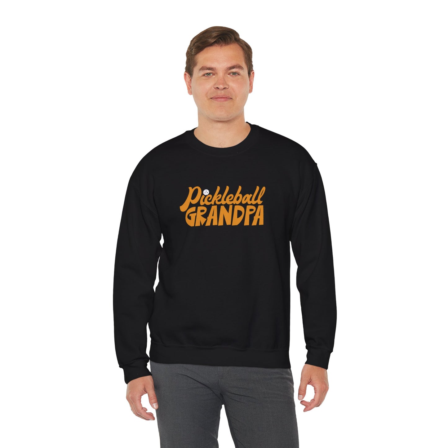 Men's Durable Pickleball Sweatshirt - Pickleball Grandpa