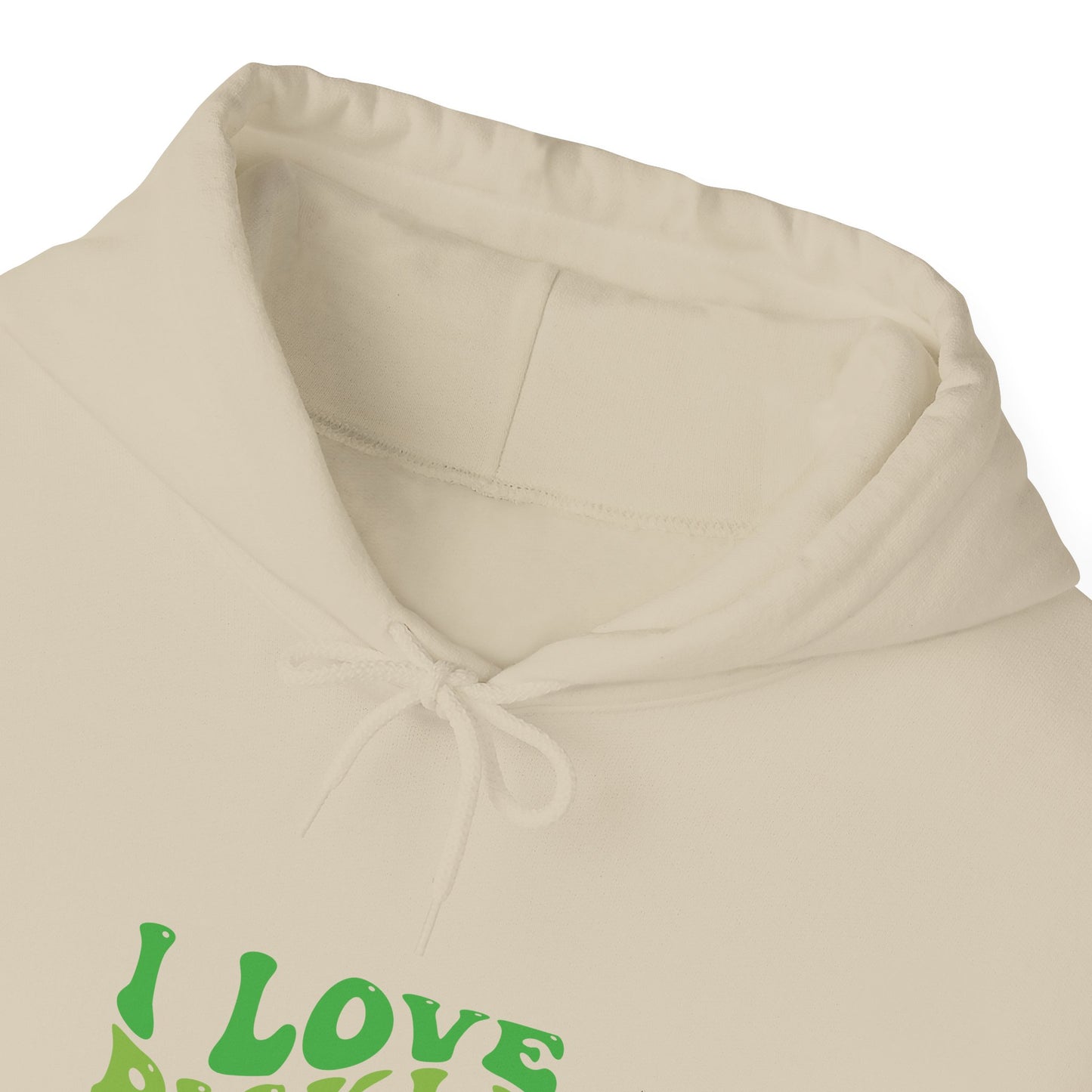 Men's Stylish Pickleball Hoodie - I Love Pickleball