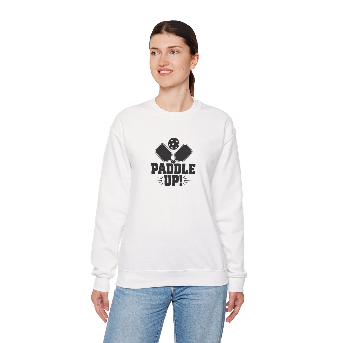 Women's Comfy Pickleball Sweatshirt - Paddle Up