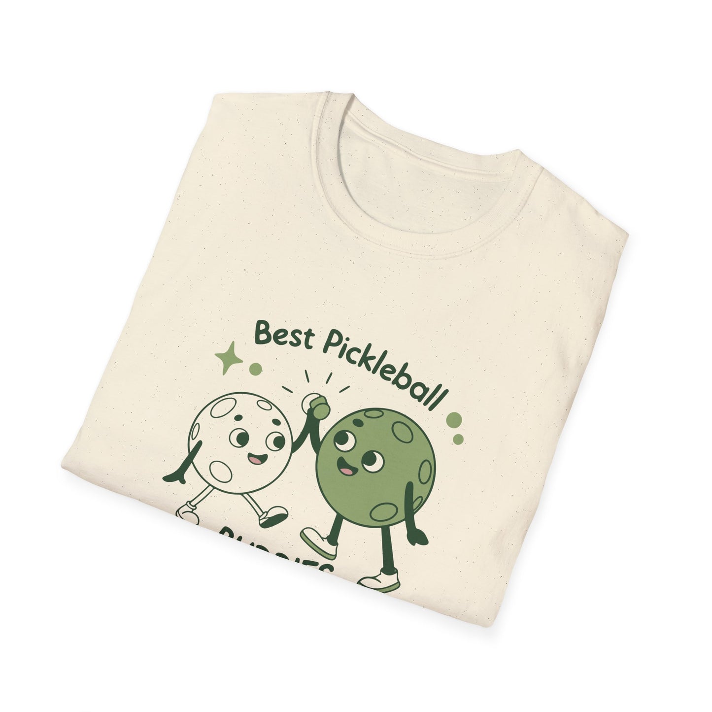 Women's Colorful Pickleball T-shirt - Best Pickleball Buddies