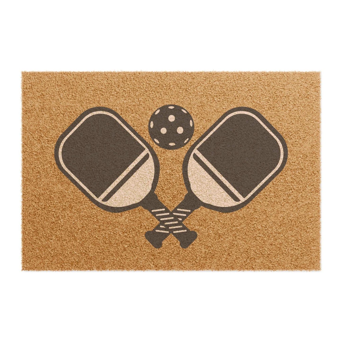 Pickleball Practical Doormat - Paddles and Ball 24" x 16"