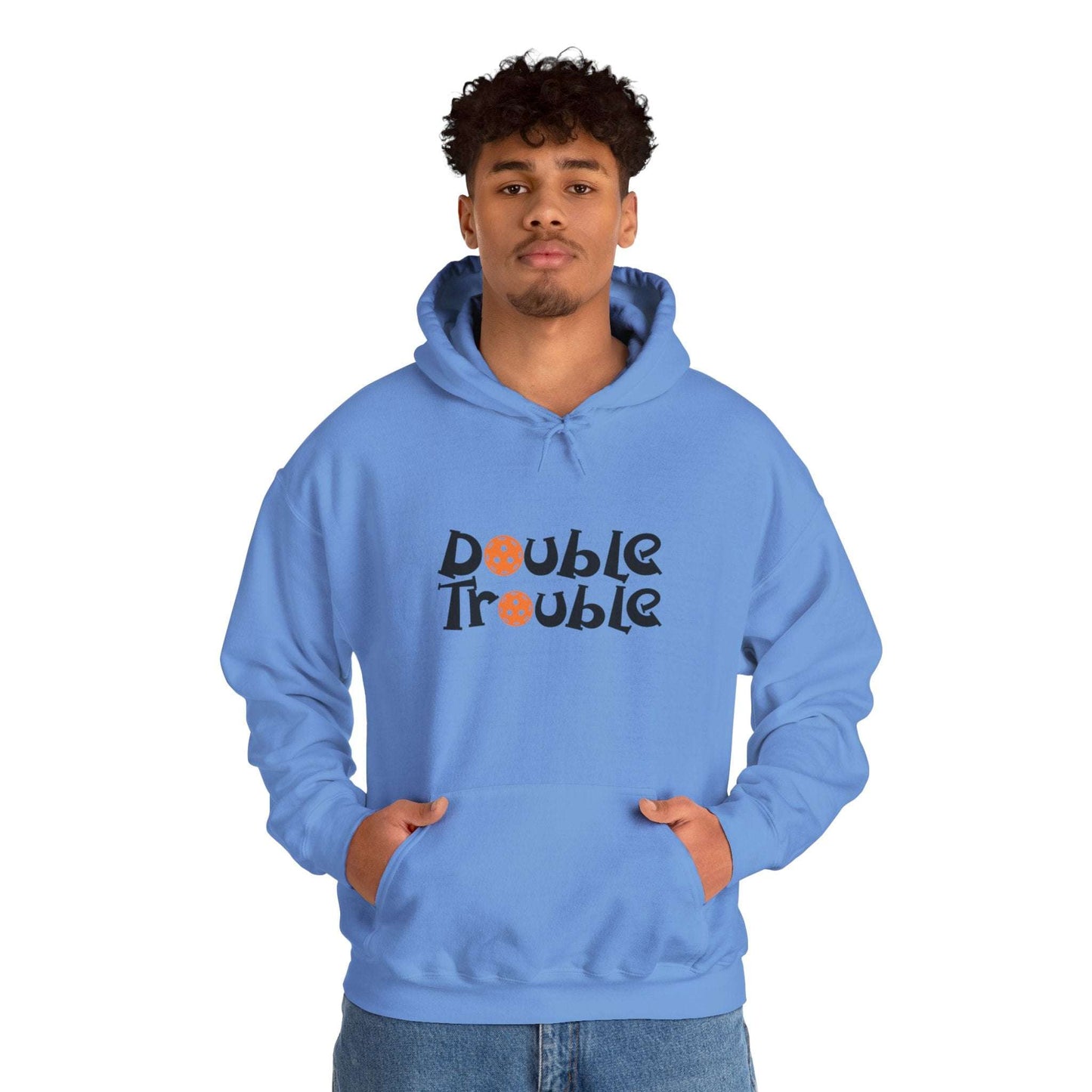 Men's Comfy Pickleball Hoodie - Double Trouble