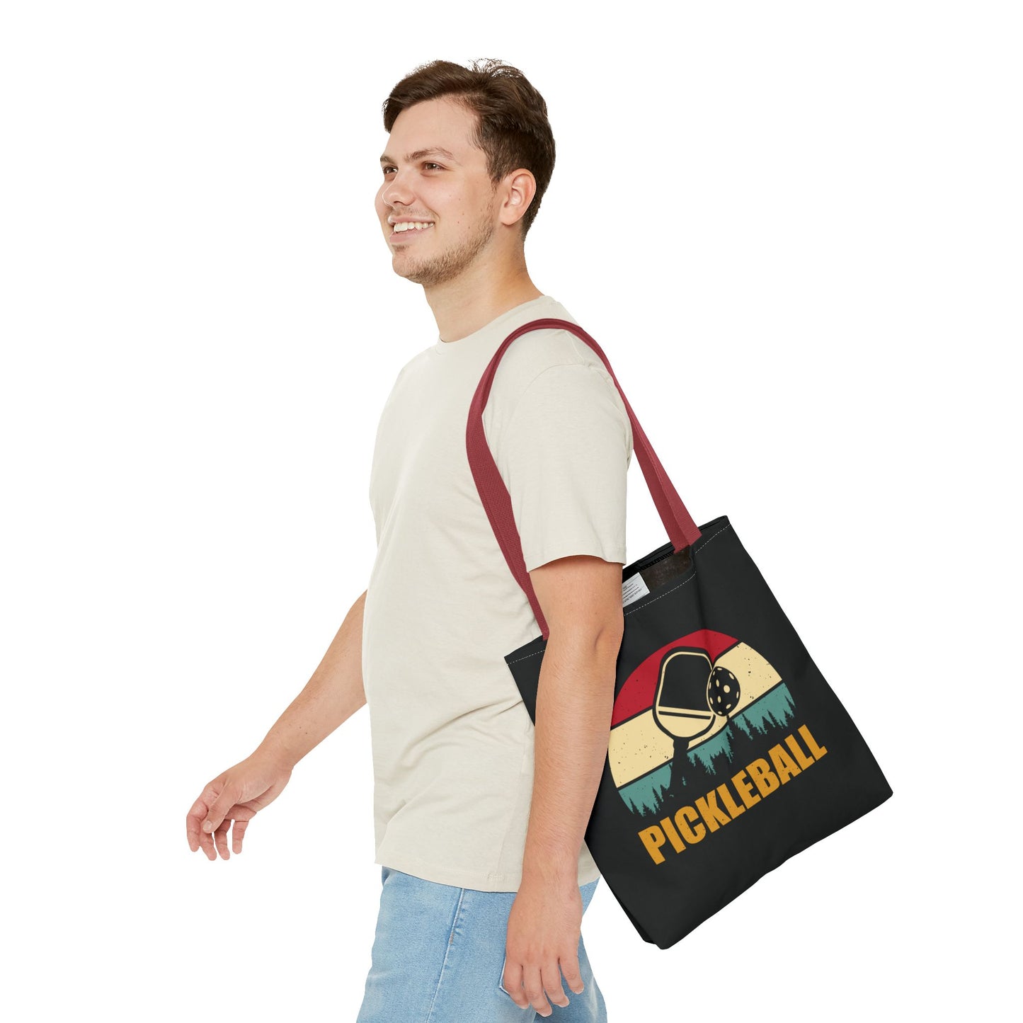 Pickleball Cool Tote Bag - Pickleball Retro