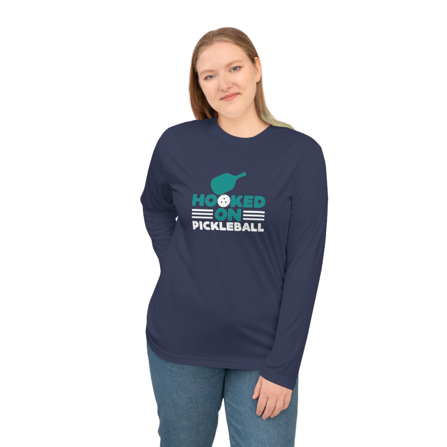 Women's Lightweight Pickleball Long Sleeves top - Hooked on Pickleball