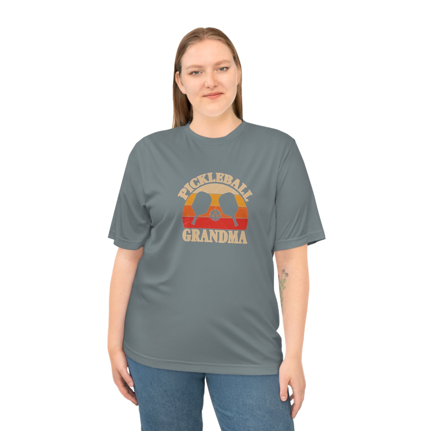 Women's Durable Pickleball T-shirt - Pickleball Grandma
