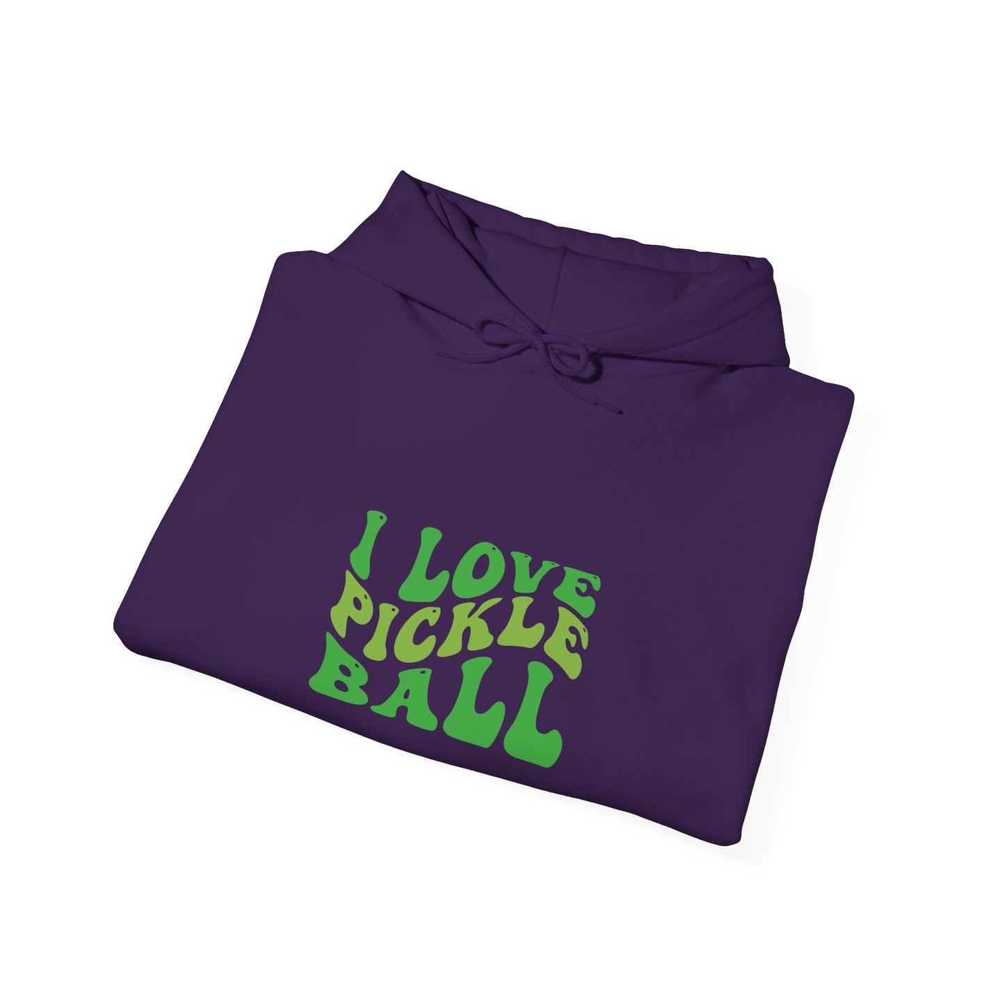 Men's Stylish Pickleball Hoodie - I Love Pickleball