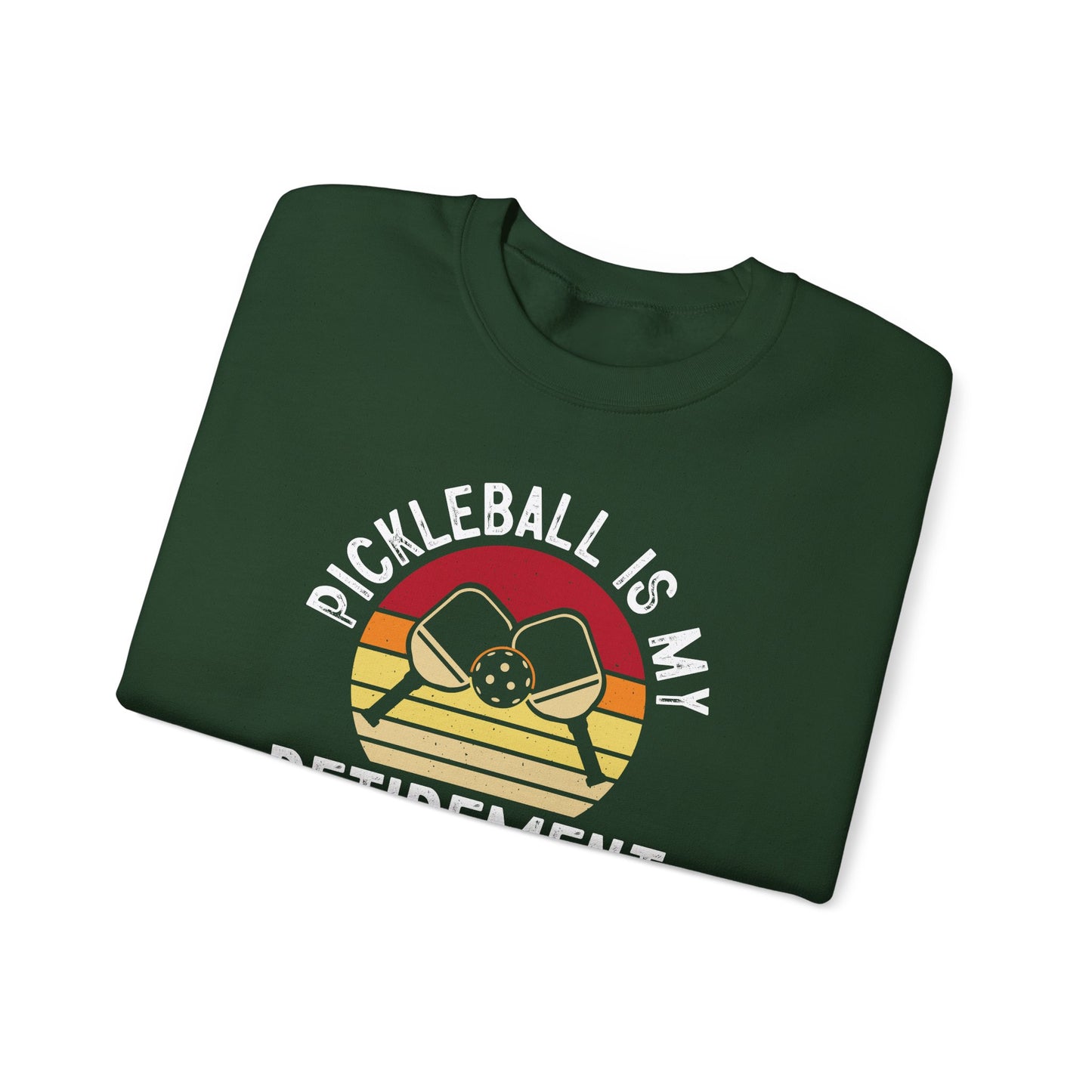Women's Cool Pickleball Sweatshirt - Pickleball Is My Retirement Plan