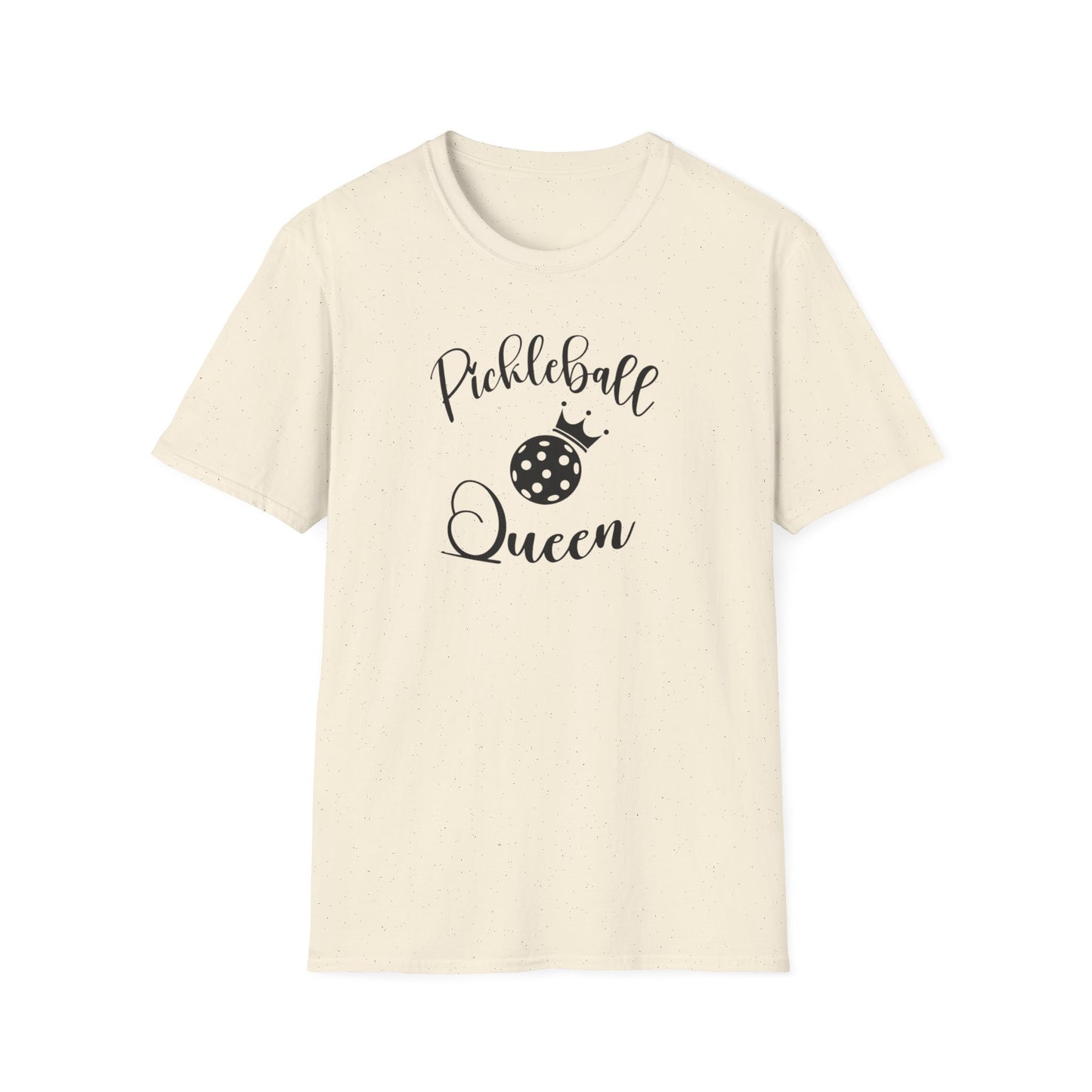 Women's Trendy Pickleball T-shirt - Pickleball Queen Beige