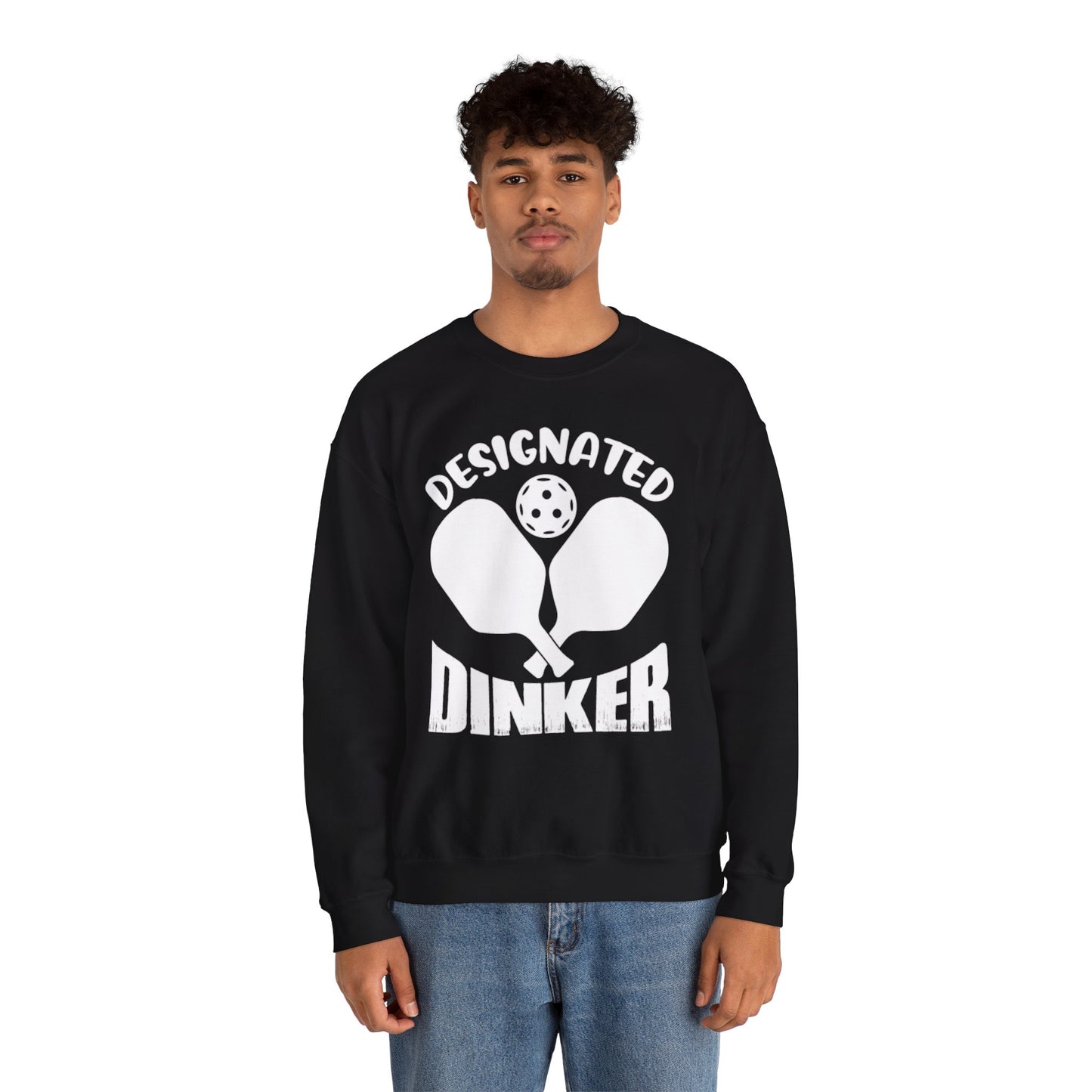 Men's Unique Pickleball Sweatshirt - Designated Dinker