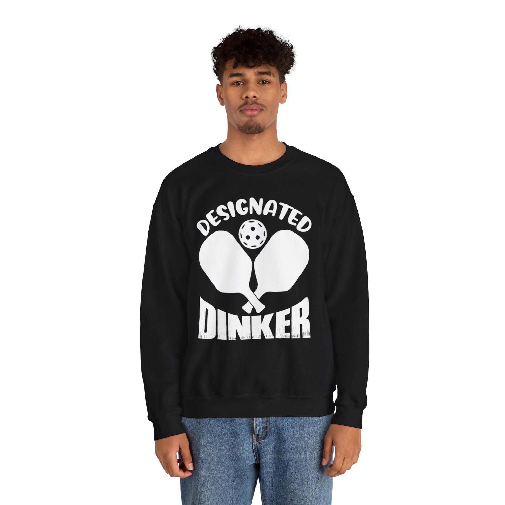 Men's Unique Pickleball Sweatshirt - Designated Dinker