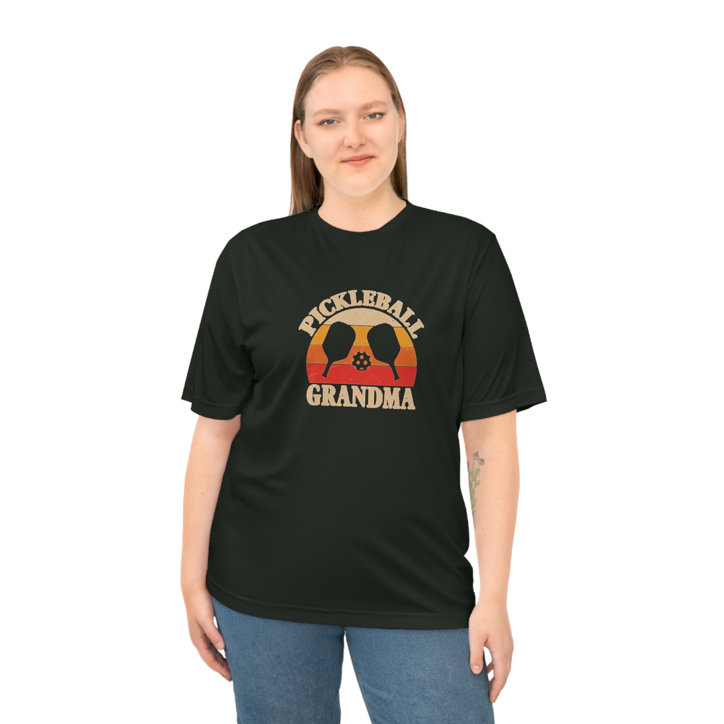 Women's Durable Pickleball T-shirt - Pickleball Grandma