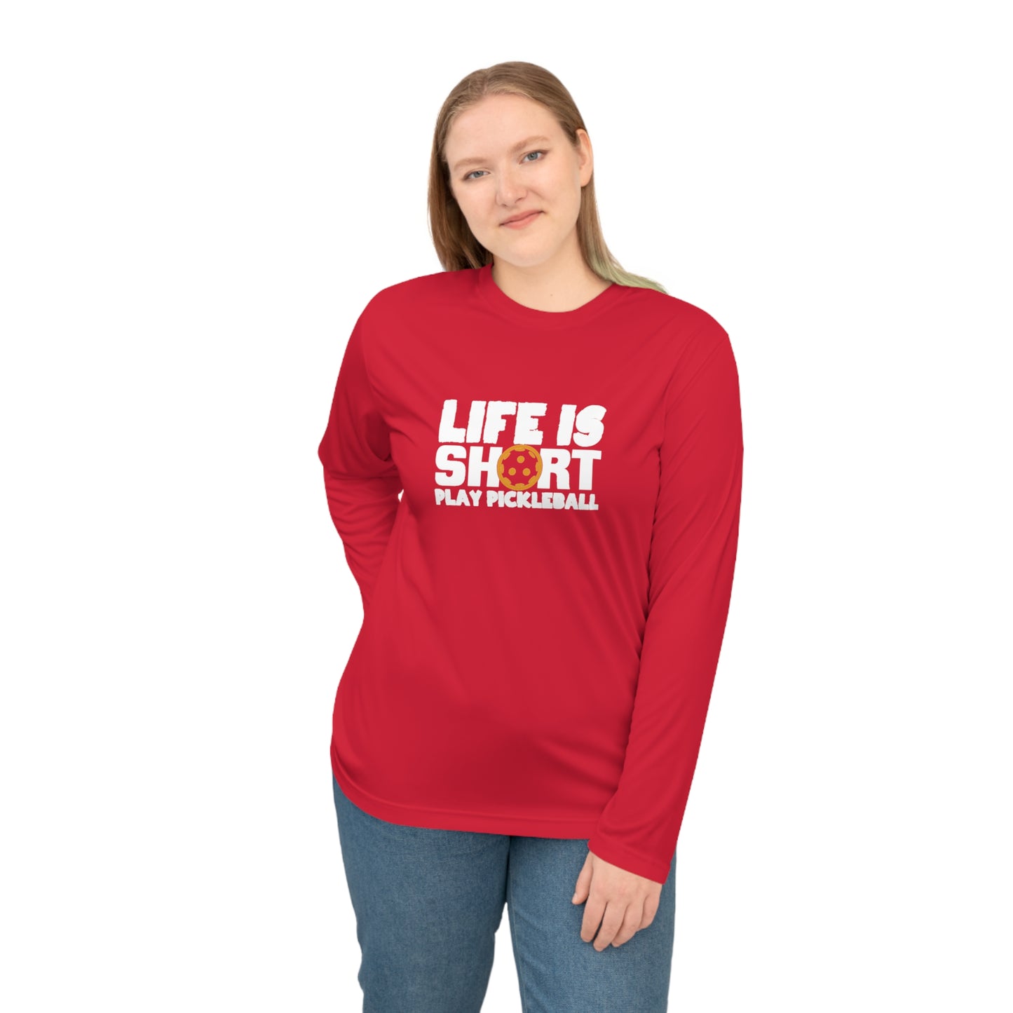 Women's Pickleball Long Sleeves top - Life Is Short Play Pickleball