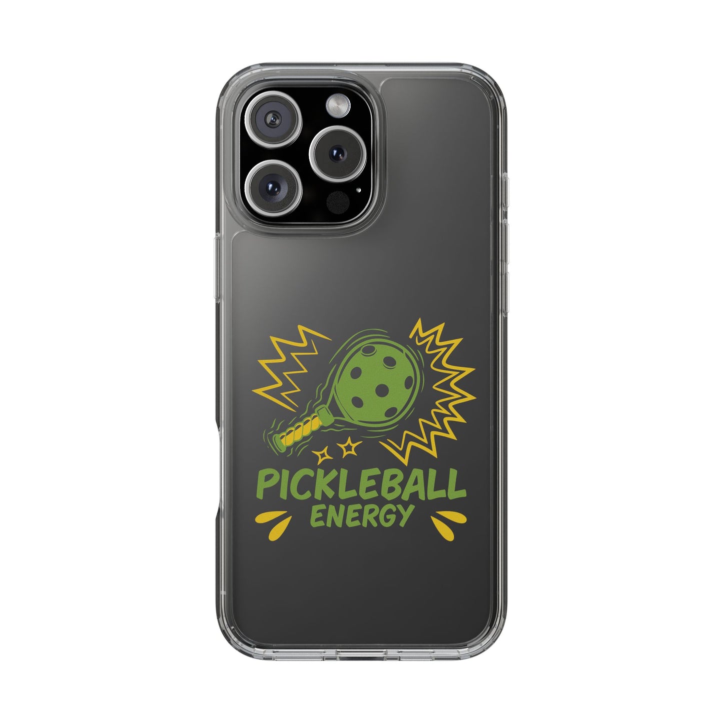 Pickleball Durable Phone case - Pickleball Energy Clear