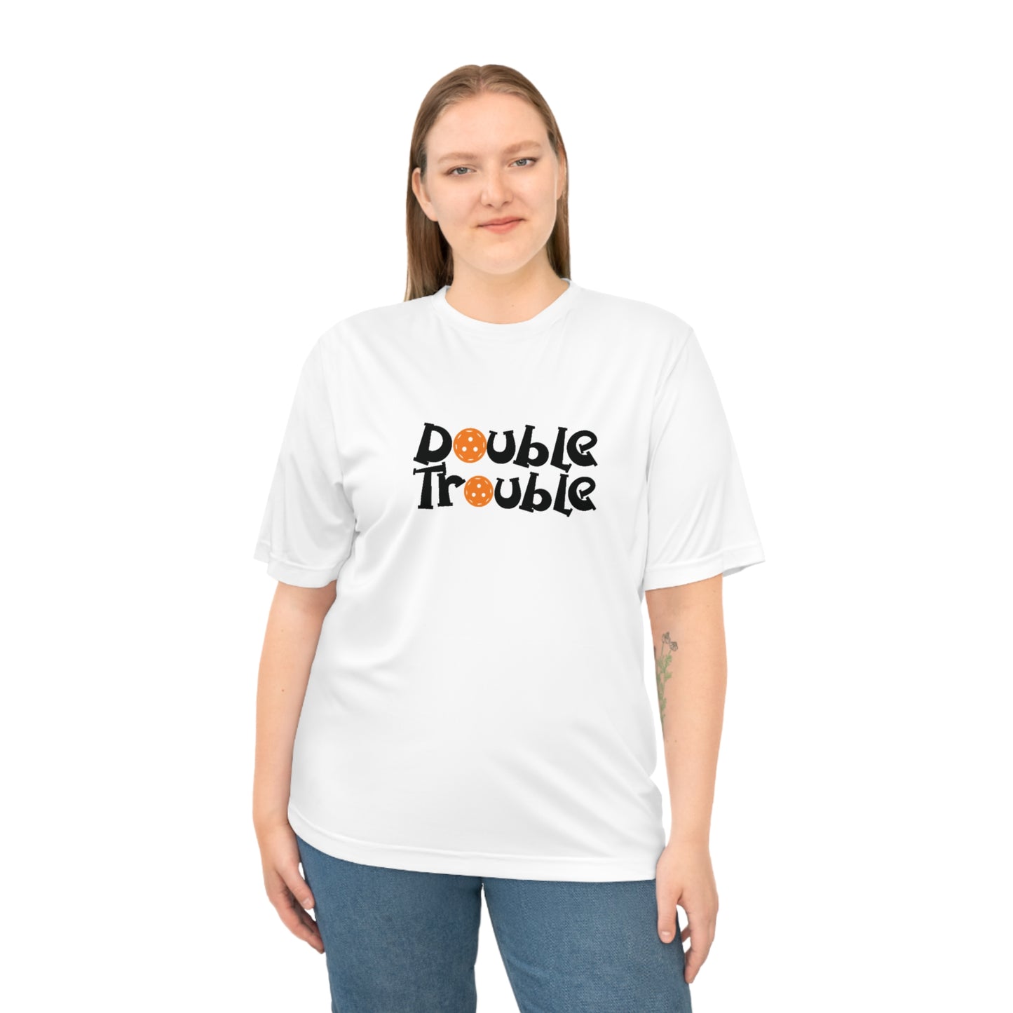 Women's Comfy Pickleball T-shirt - Double Trouble