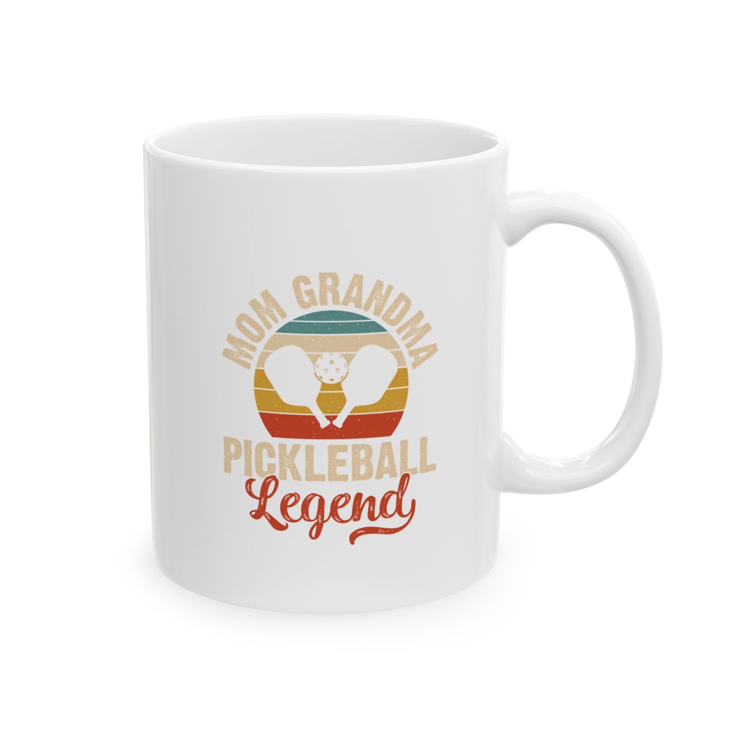 Funny Pickleball Mug - Mom grandma pickleball legend 11oz