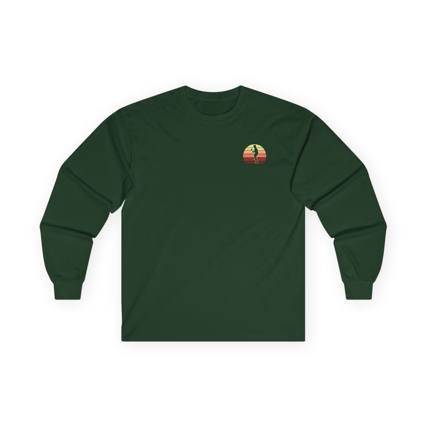 Men's Unique Pickleball Long Sleeves top - Great Minds Dink a Like Green