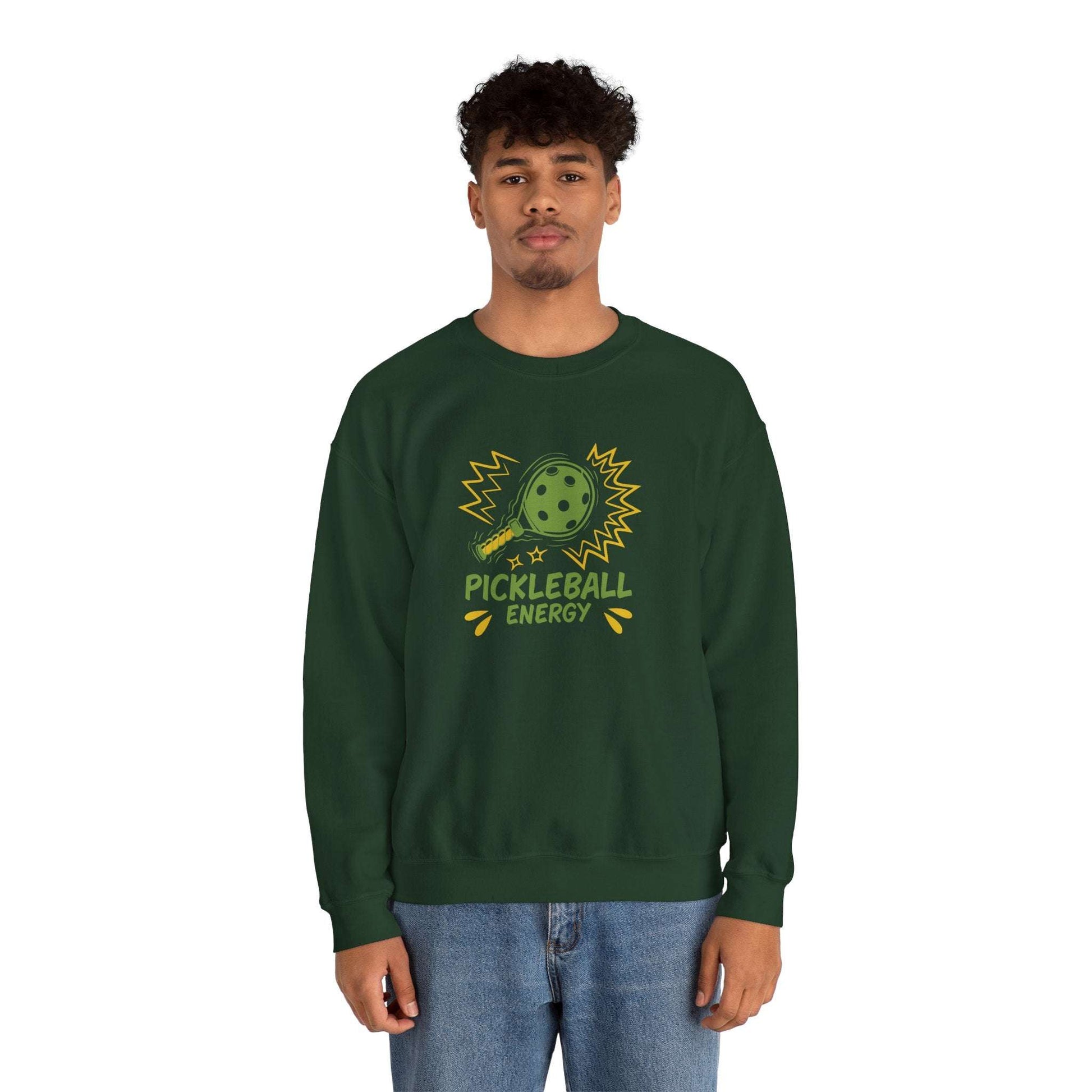 Men's Stylish Pickleball Sweatshirt - Pickleball Energy