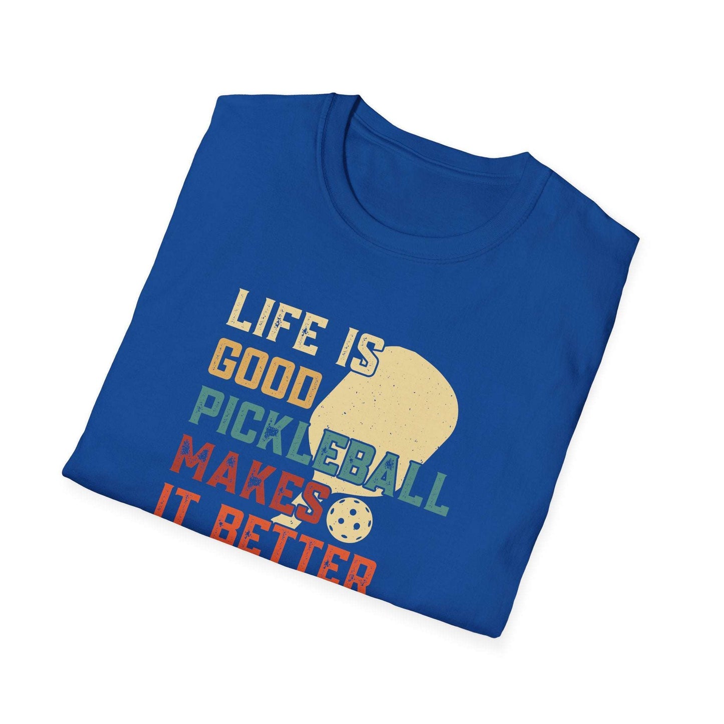 Men's Cool Pickleball T-shirt - Life Is Good Pickleball Make It Better