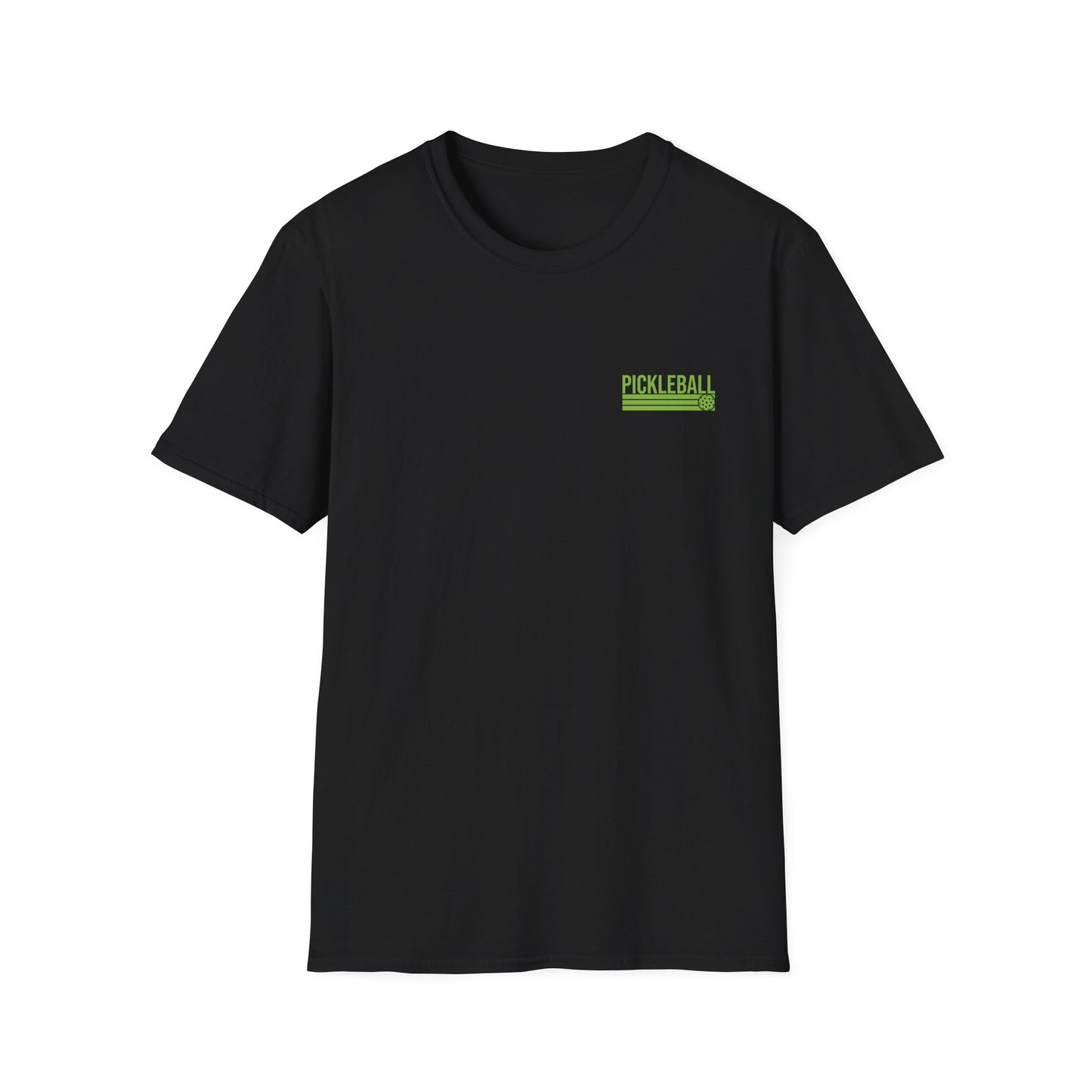 Men's Pickleball T-shirt - Life Is Good Pickleball Make It Better Black