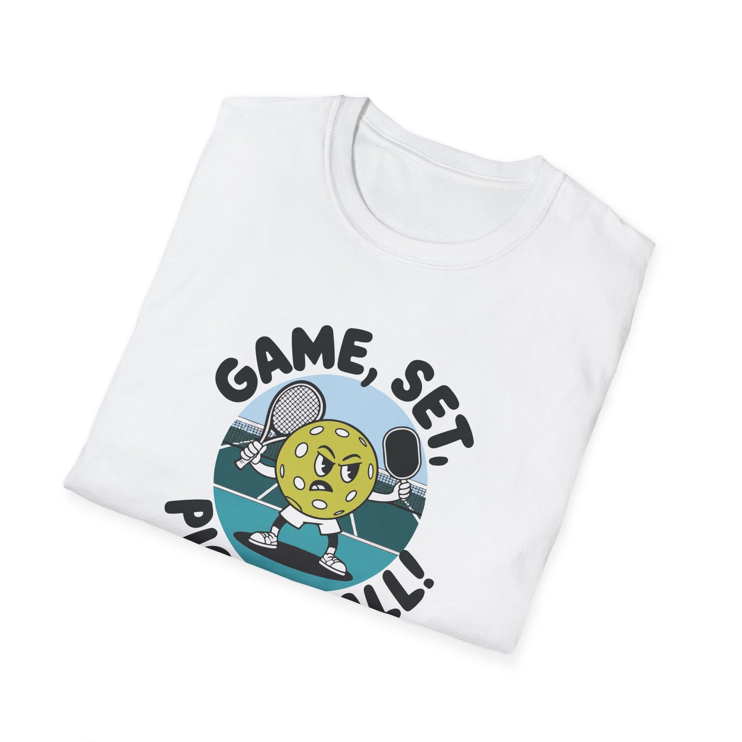 Men's Soft Pickleball T-shirt - Game, Set, Pickleball