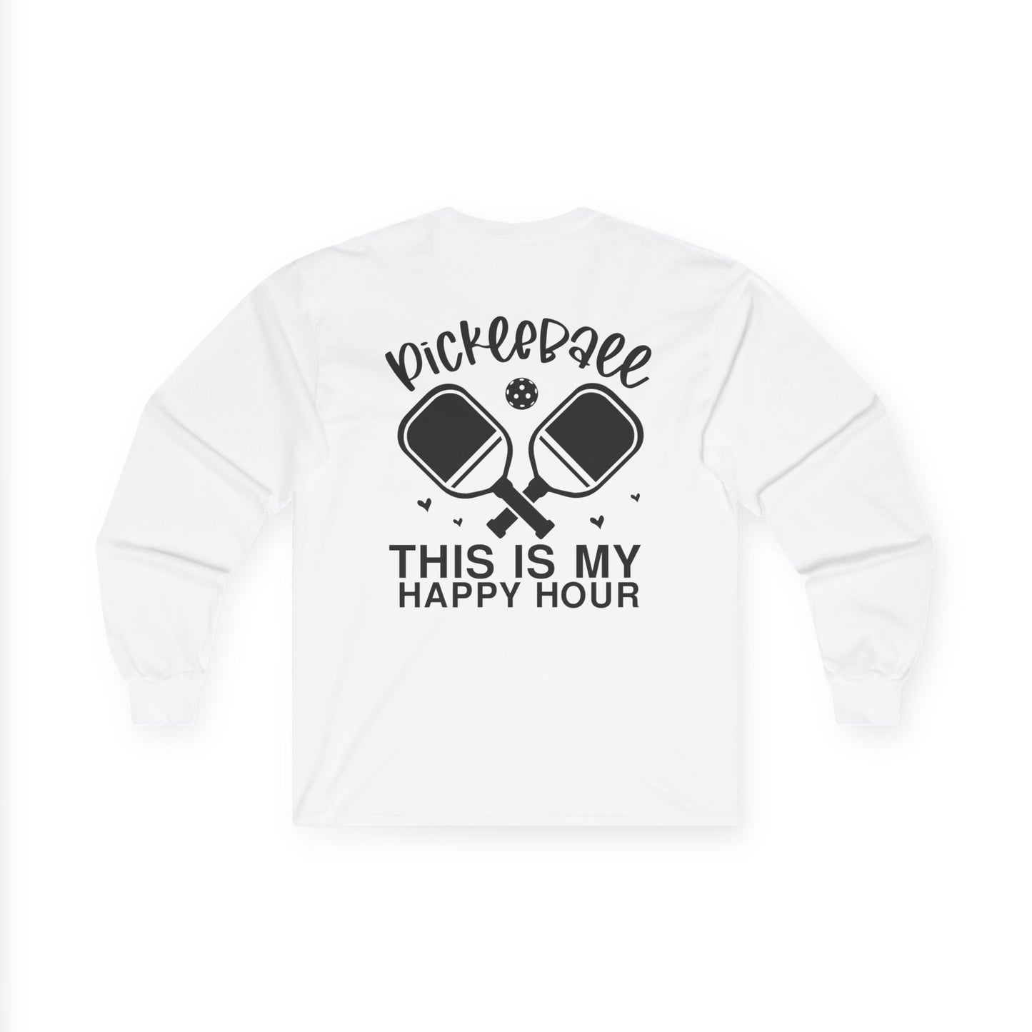 Women's Pickleball Long Sleeves top - Pickleball This Is My Happy Hour