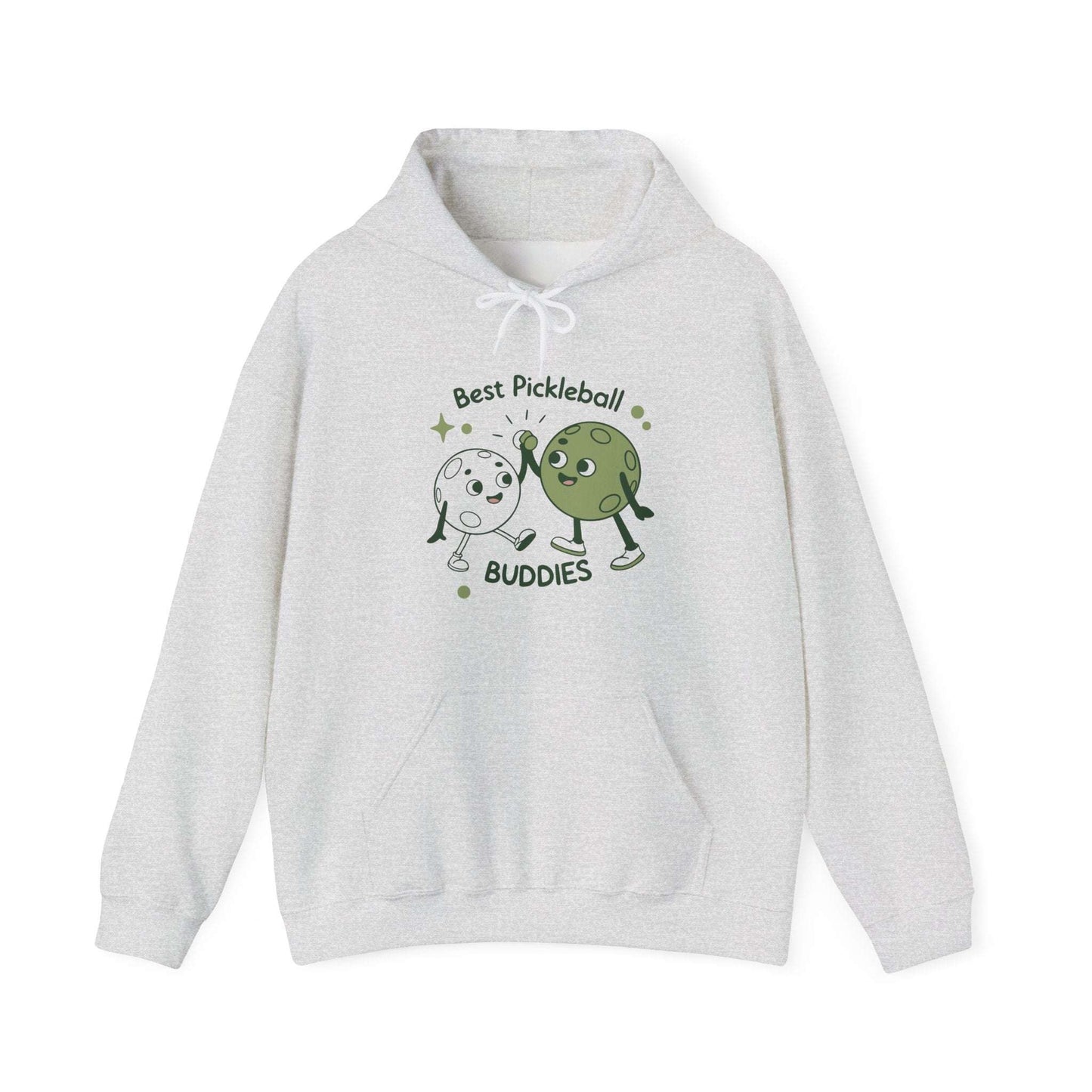 Women's Soft Pickleball Hoodie - Best Pickleball Buddies Gray