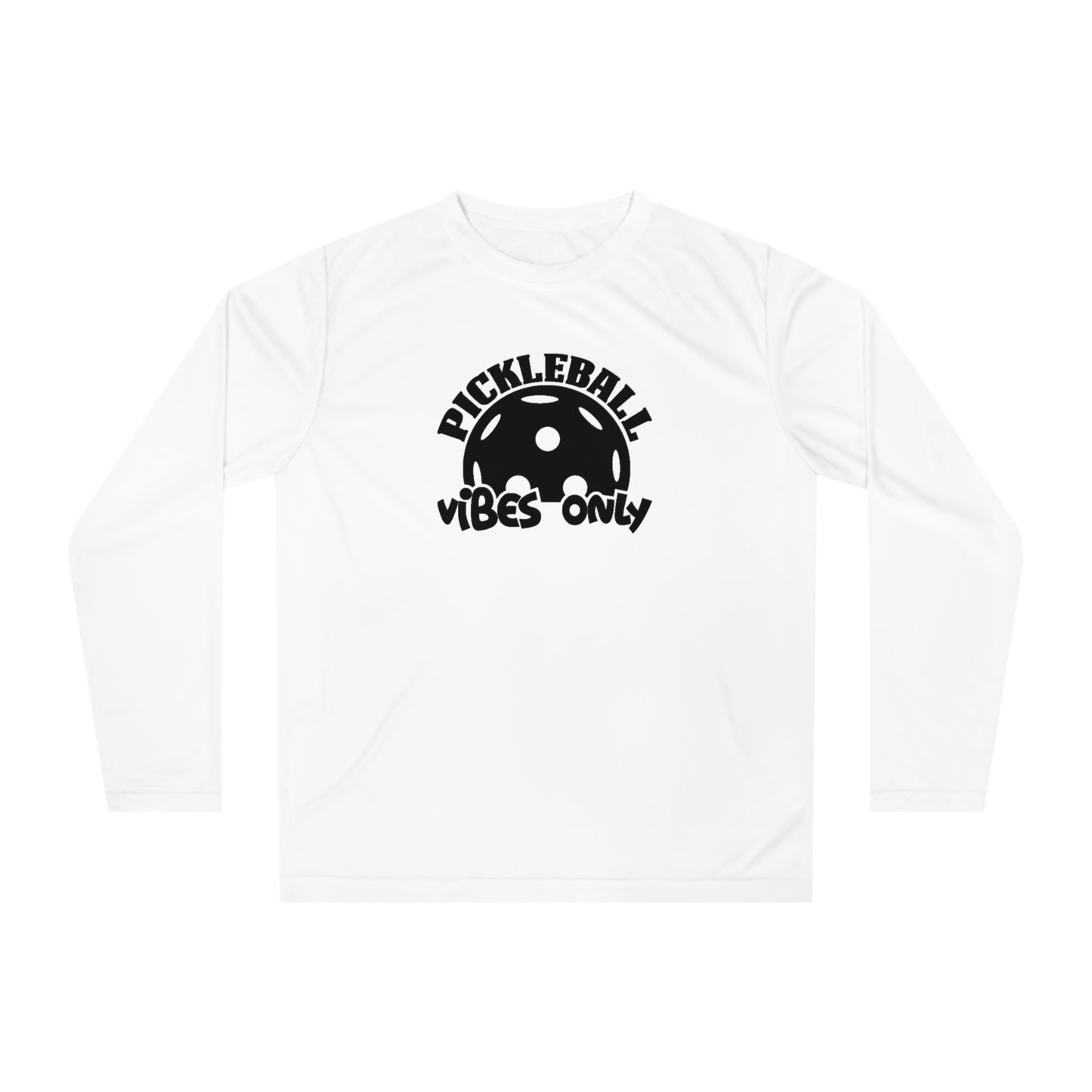Women's Pickleball Long Sleeves top - Pickleball Vibes Only White