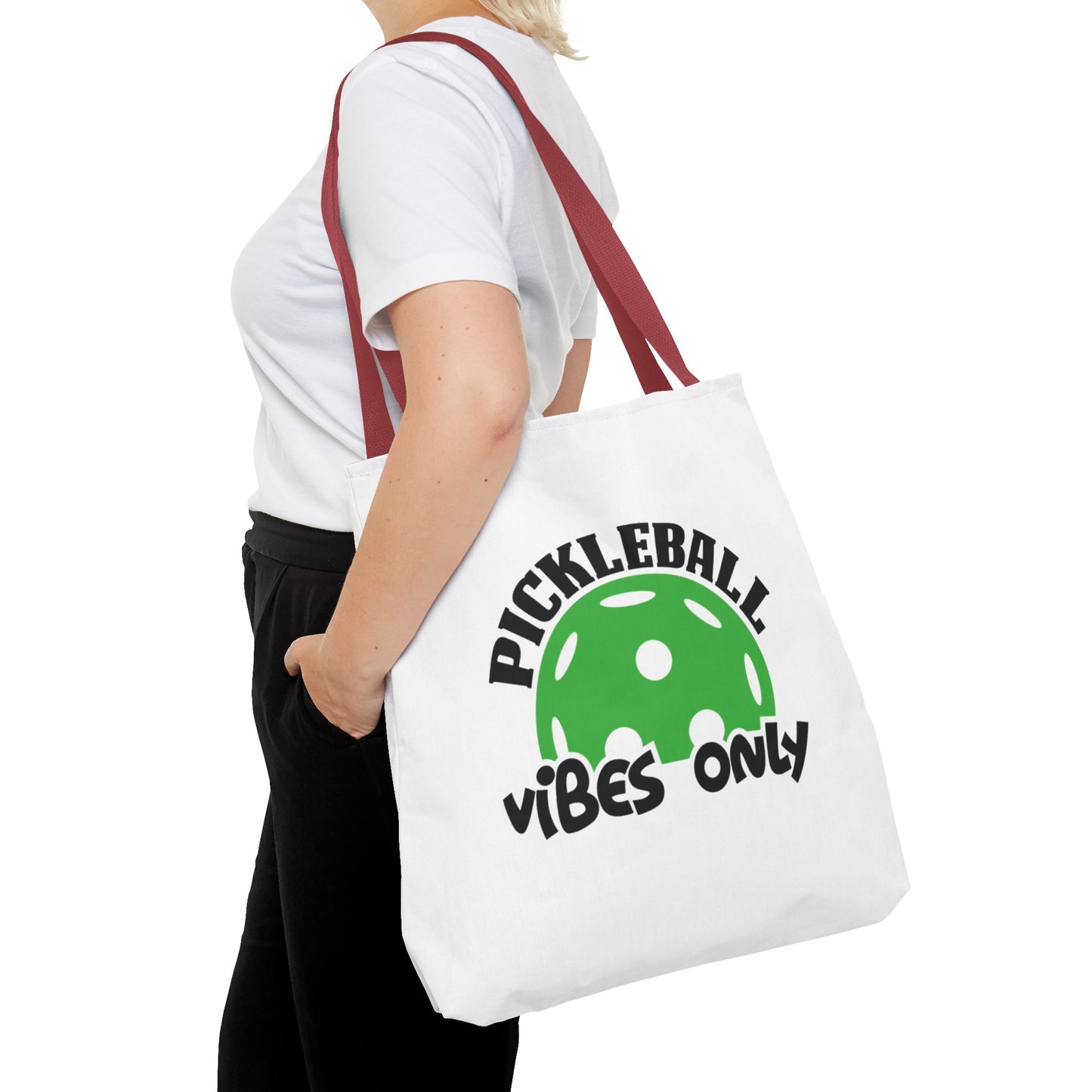 Pickleball Durable Tote Bag - Pickleball Vibes Only