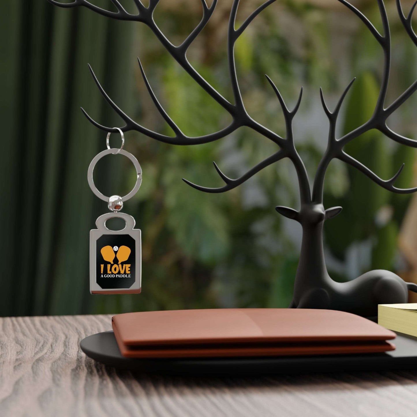 Pickleball Unique Keyring - I Love a Good Paddle