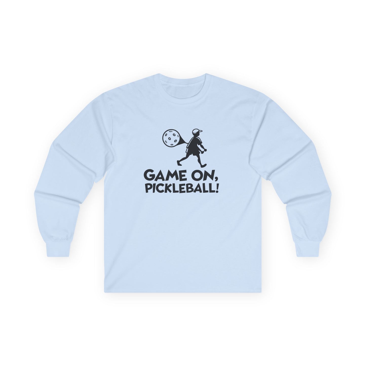 Men's Lightweight Pickleball Long Sleeves top - Game On Pickleball Blue