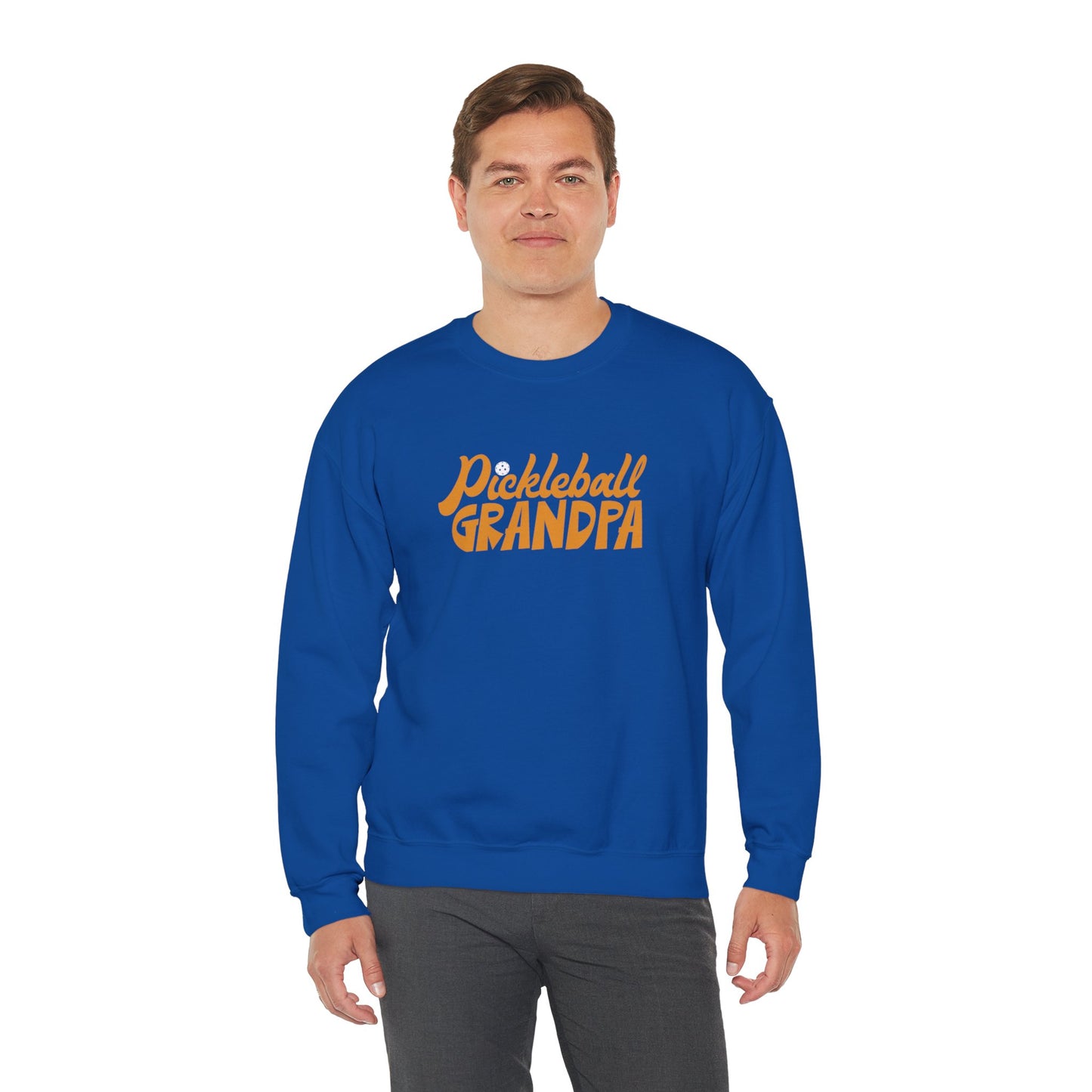 Men's Durable Pickleball Sweatshirt - Pickleball Grandpa