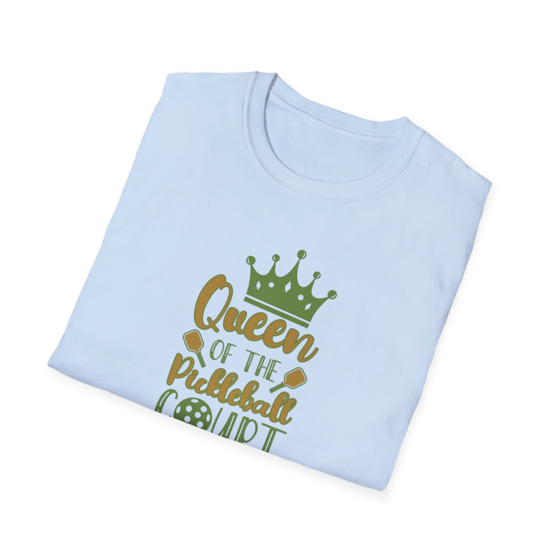 Women's Stylish Pickleball T-shirt - Queen of the Pickleball Court