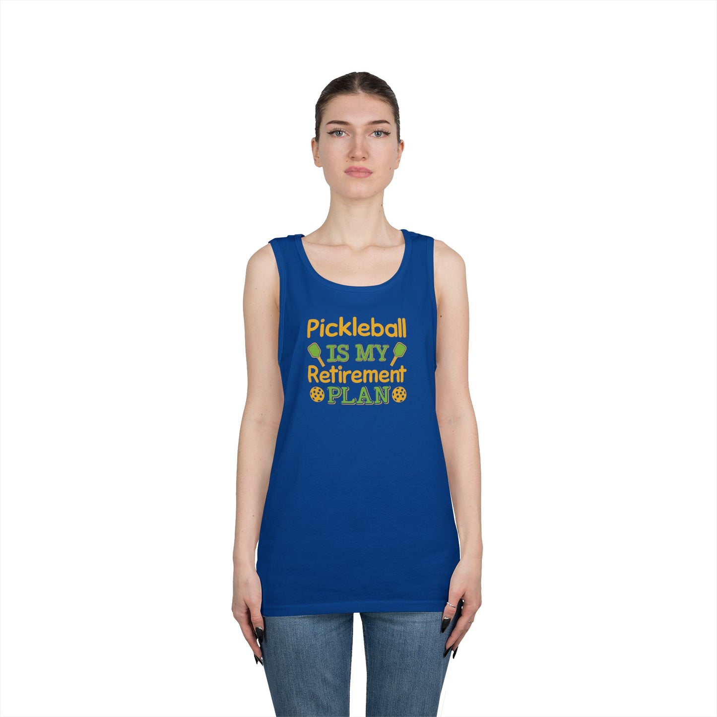 Women's Funny Pickleball Tank Top - Pickleball Is My Retirement Plan