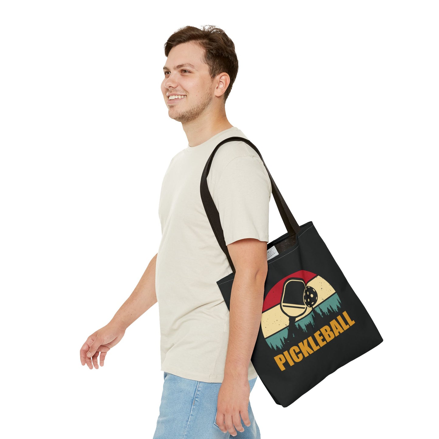Pickleball Cool Tote Bag - Pickleball Retro
